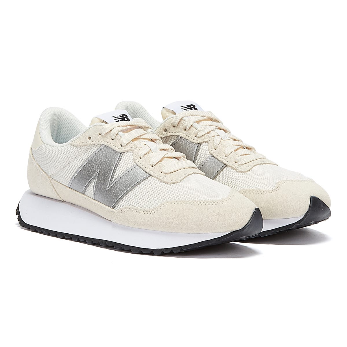 New Balance 237 Womens Off White / Silver Trainers