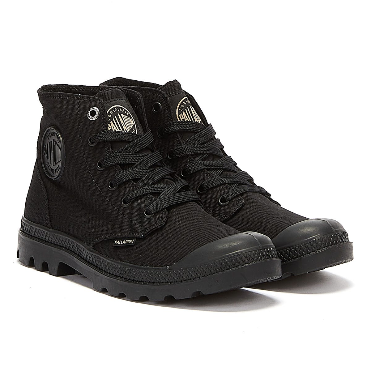Palladium Pampa Hi Mono Chrome Unisex Black Boots display picture 3