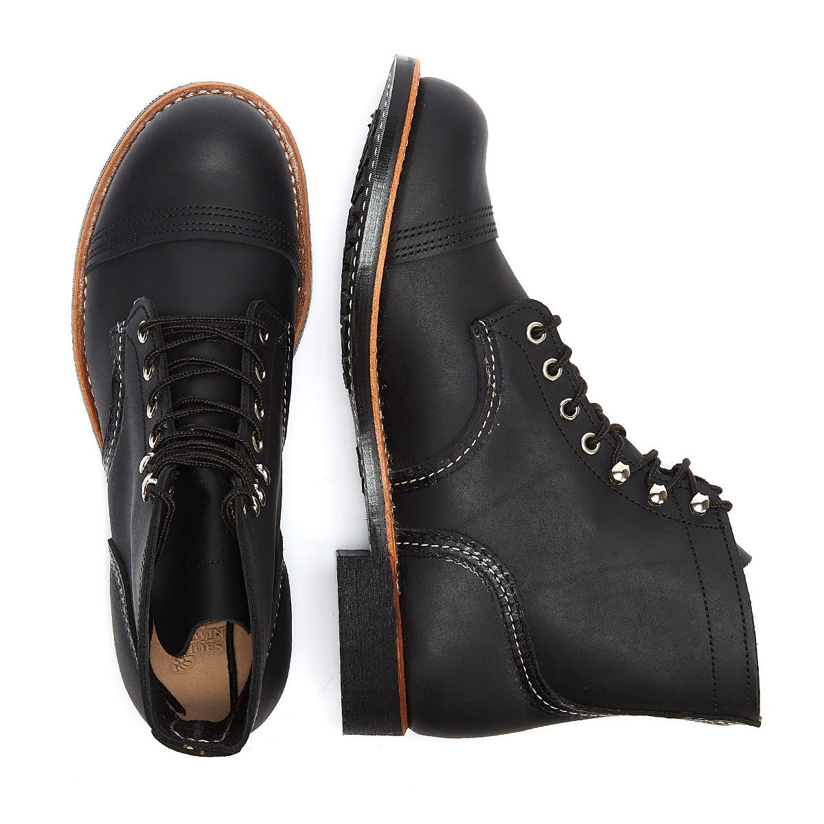 Red Wing Iron Ranger Harness Mens Black Boots