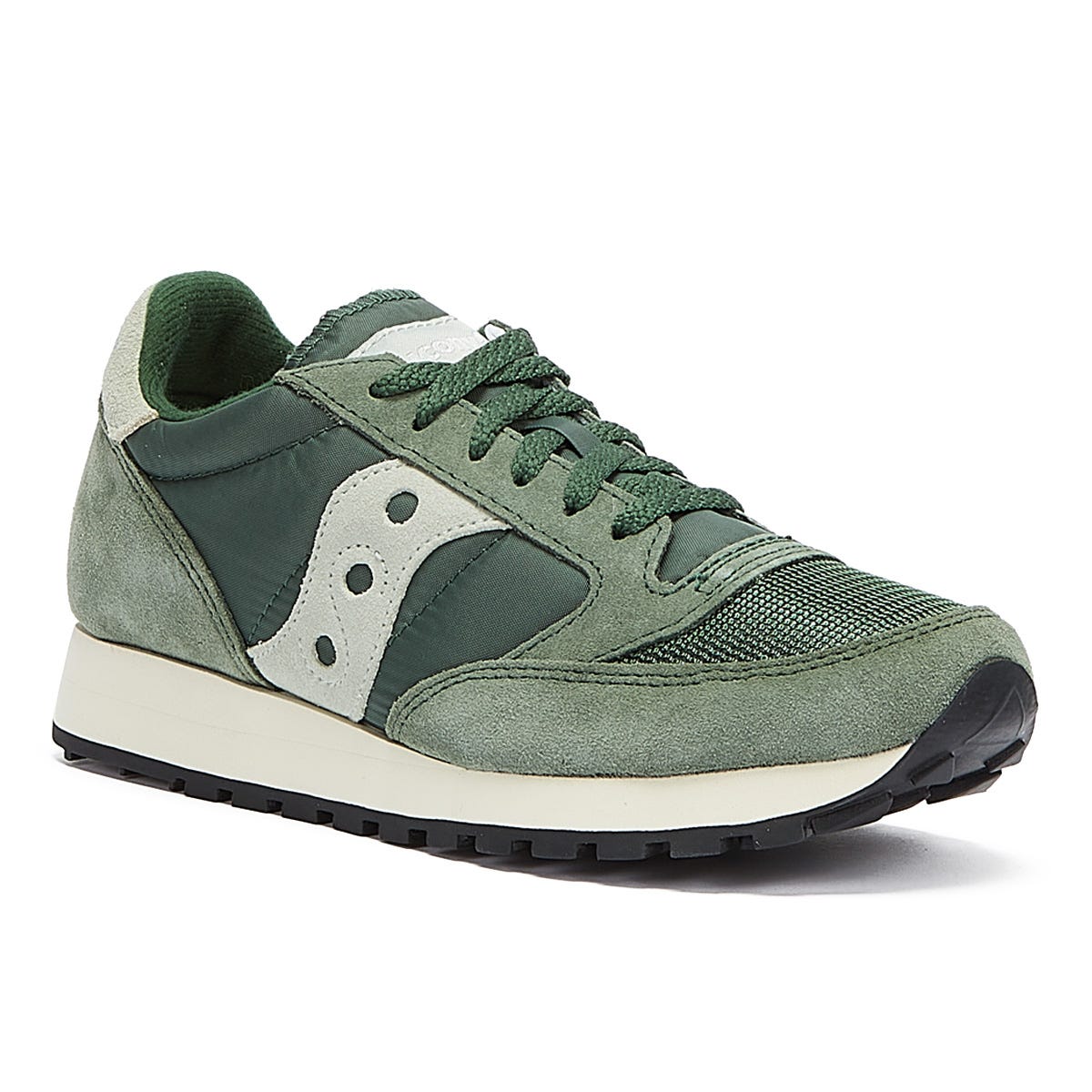 Saucony Jazz Vintage Mens Green / White Trainers