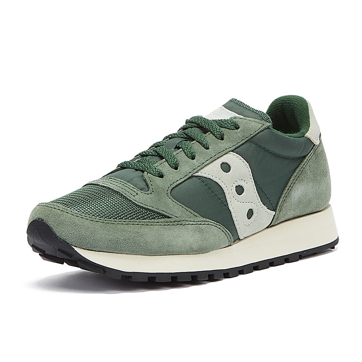 Saucony Jazz Vintage Mens Green / White Trainers