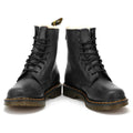 Dr. Martens Winterised Womens Black Burnished Wyoming Serena Boots
