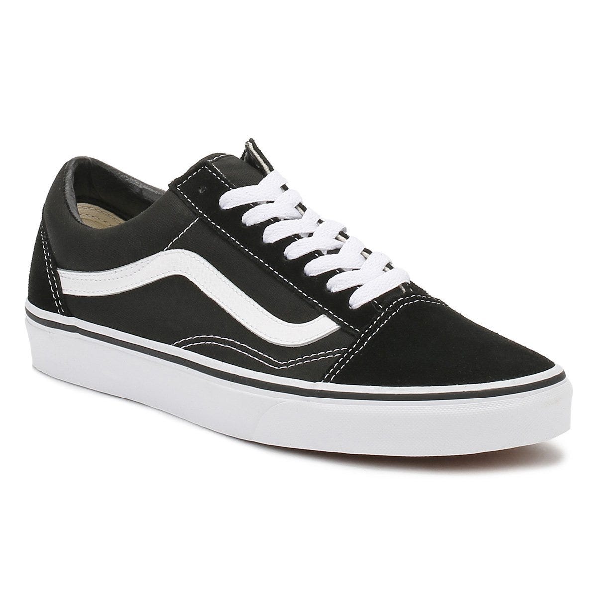Vans Old Skool Mens Black / White Canvas Trainers