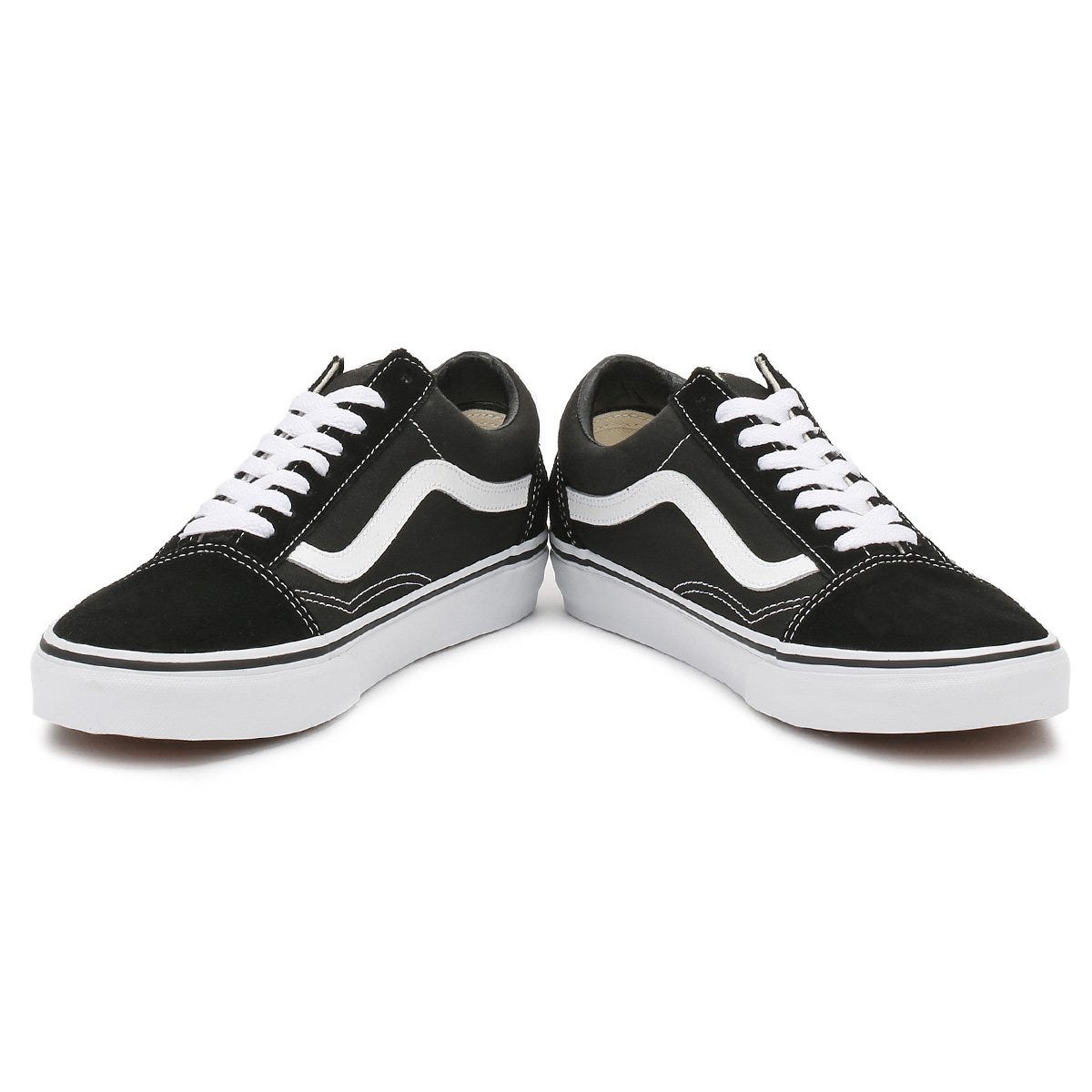 Vans Old Skool Mens Black / White Canvas Trainers