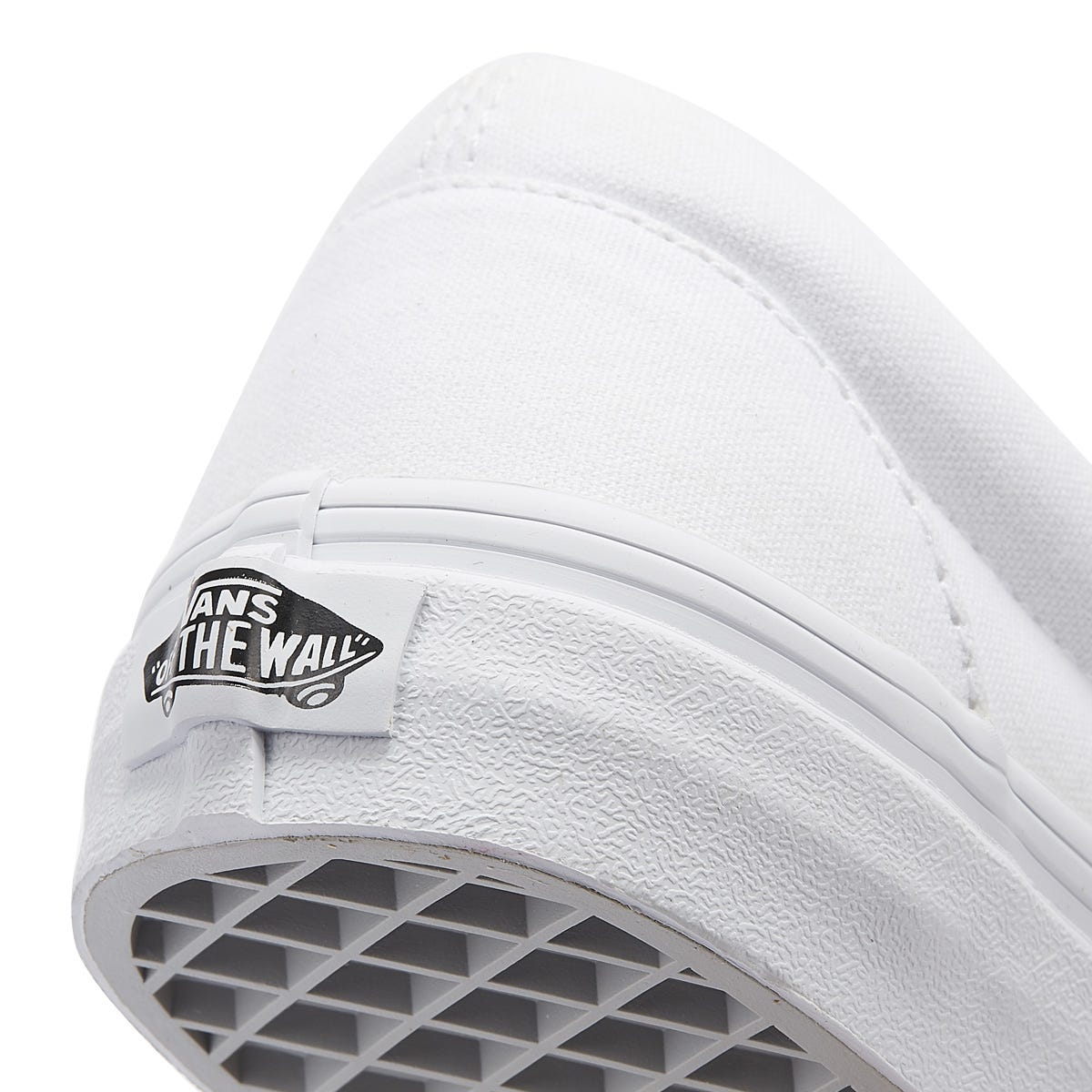 Vans Classic Slip on True White Canvas Trainers