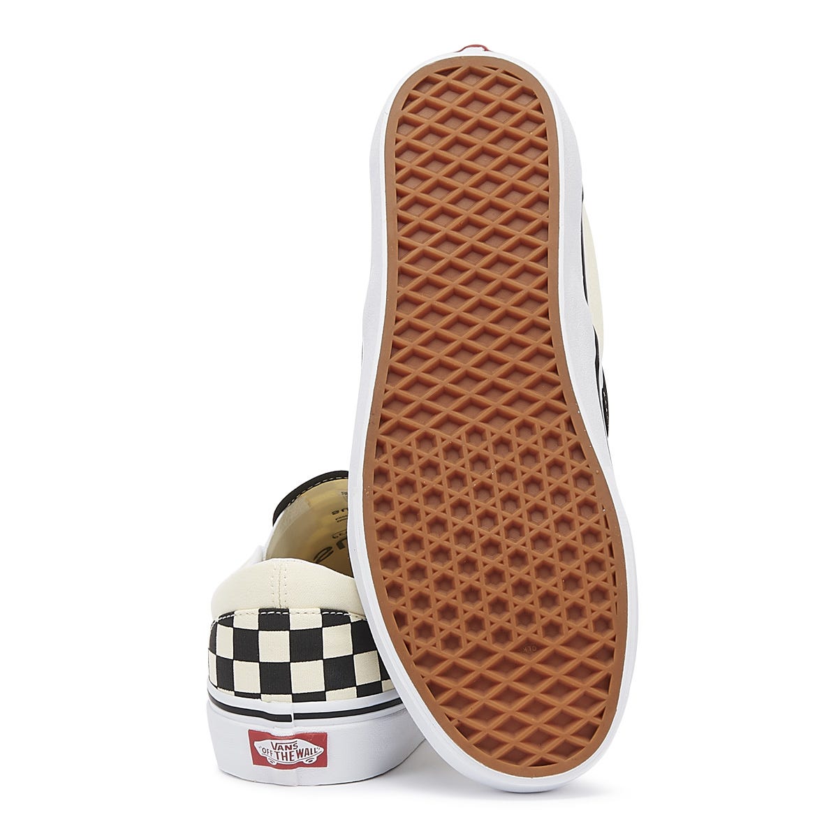 Vans Classic Slip-On Mens Black / White Checkerboard Canvas Trainers