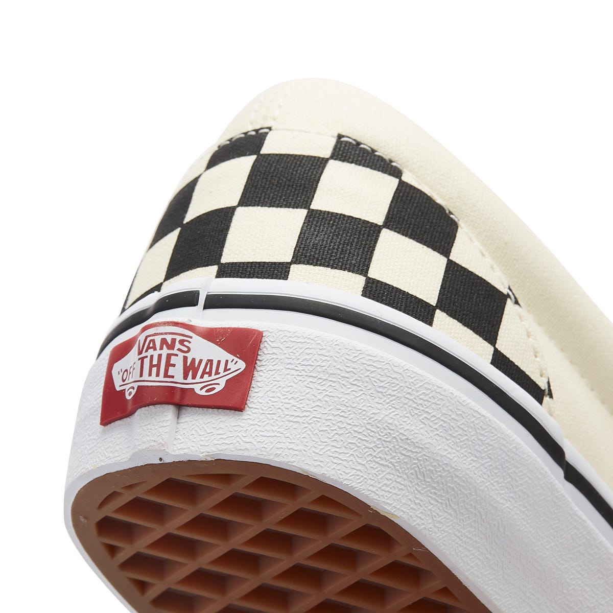 Vans Classic Slip-On Mens Black / White Checkerboard Canvas Trainers