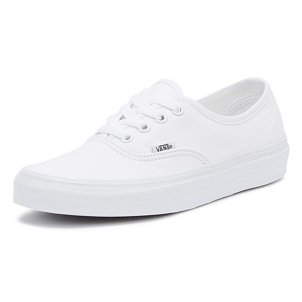 Vans Authentic Womens White Canvas Trainers