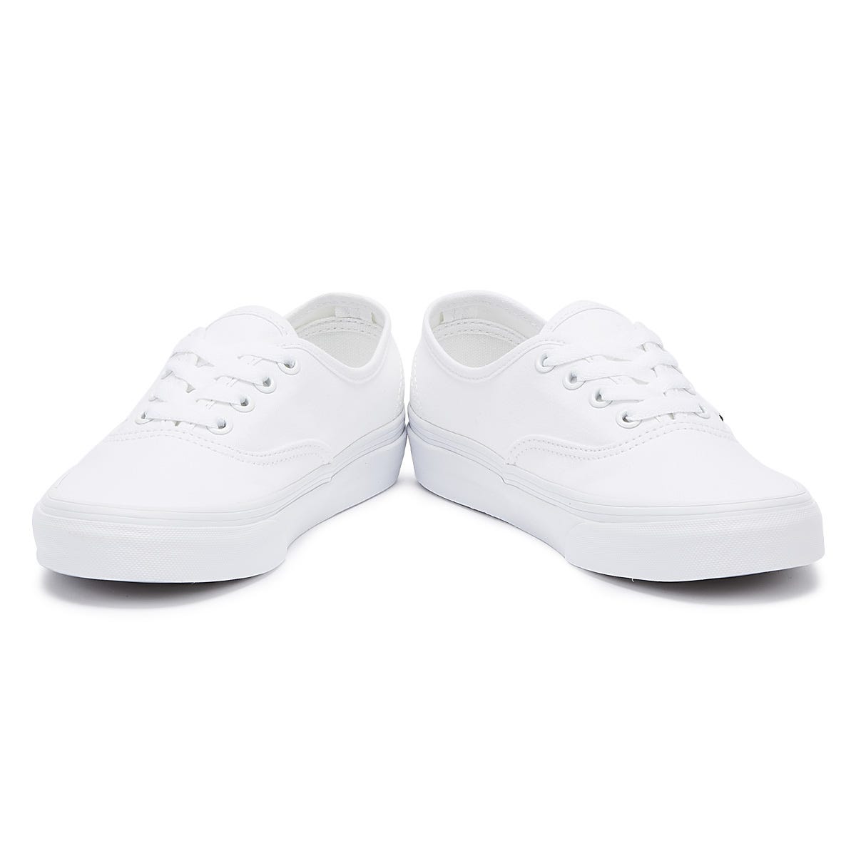 Vans Authentic Womens White Canvas Trainers