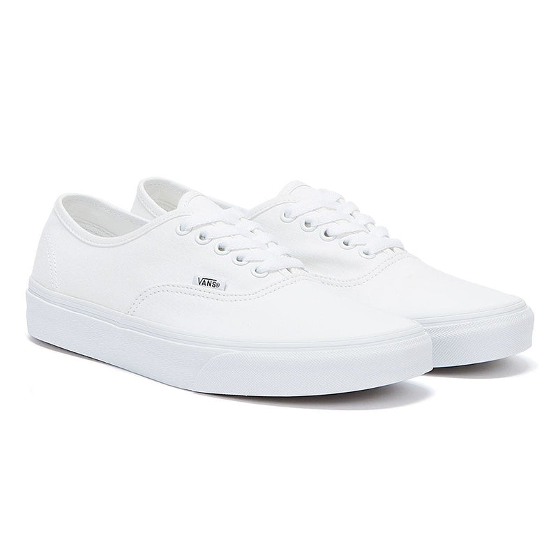 Vans Authentic Womens White Canvas Trainers