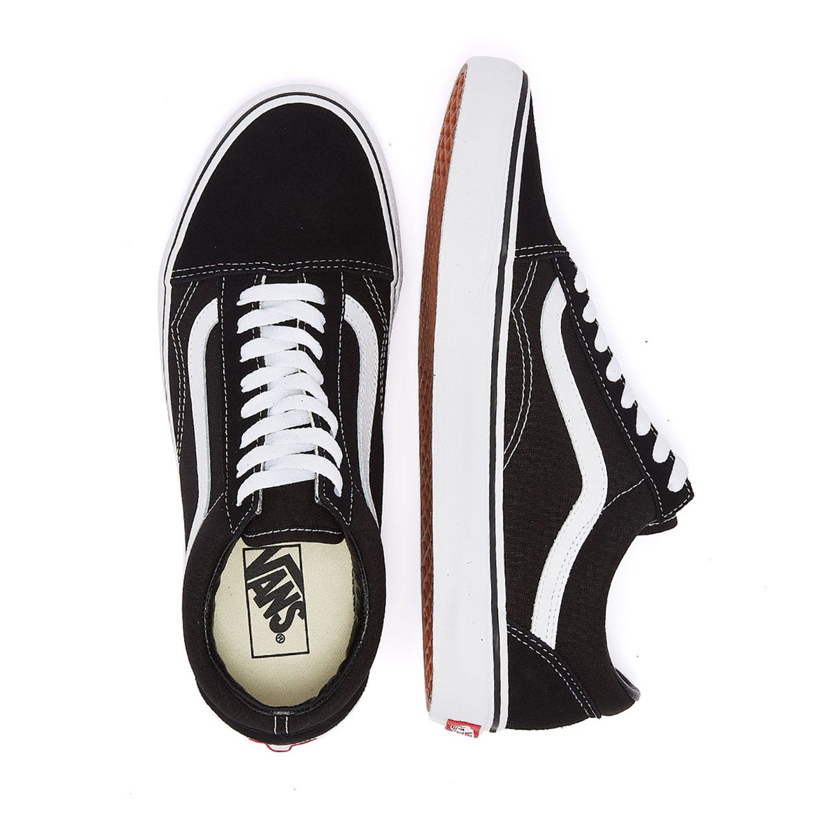 Vans Old Skool Womens Black / White Canvas Trainers