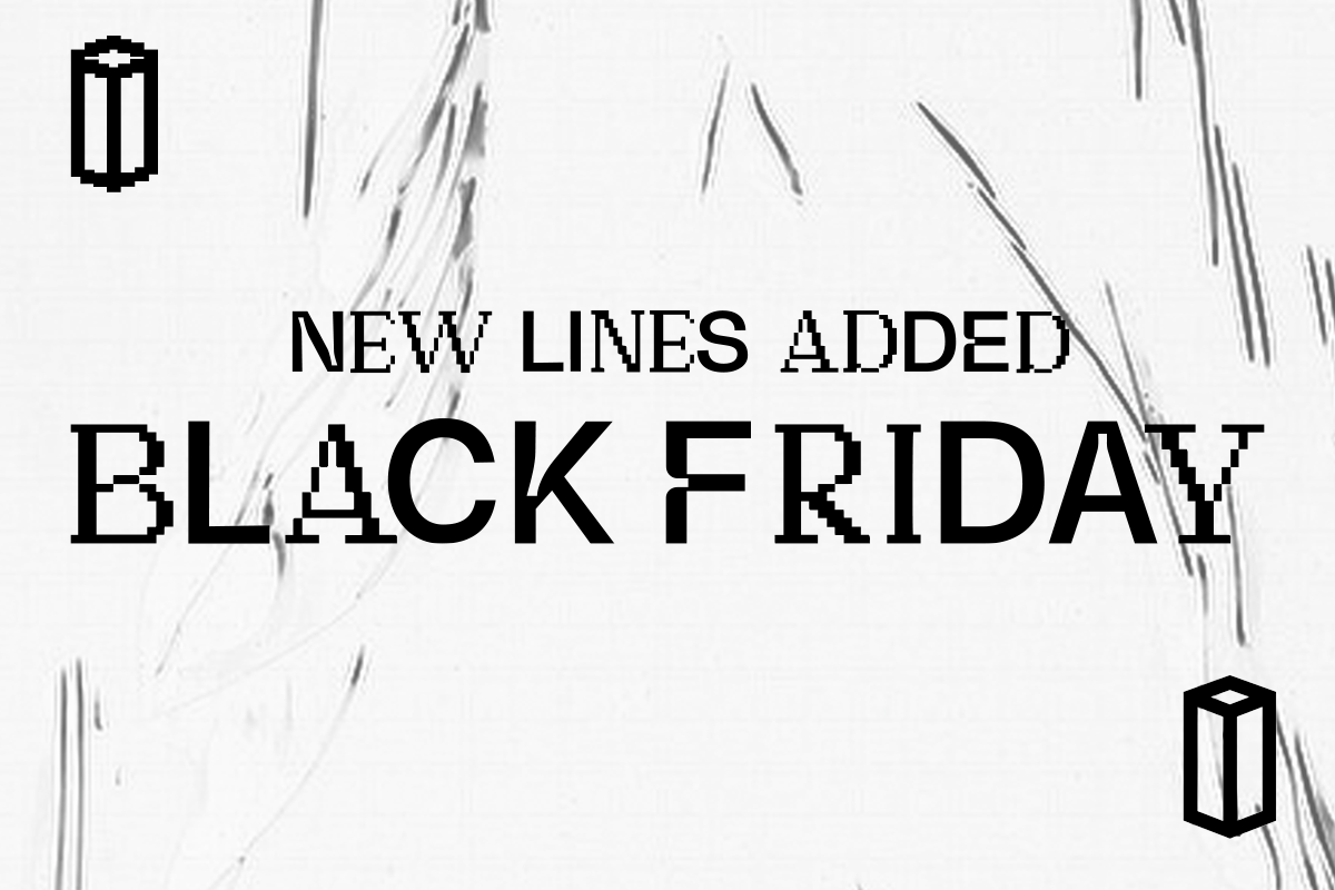 TOWER Family: Black Friday to Cyber Monday, more new lines!