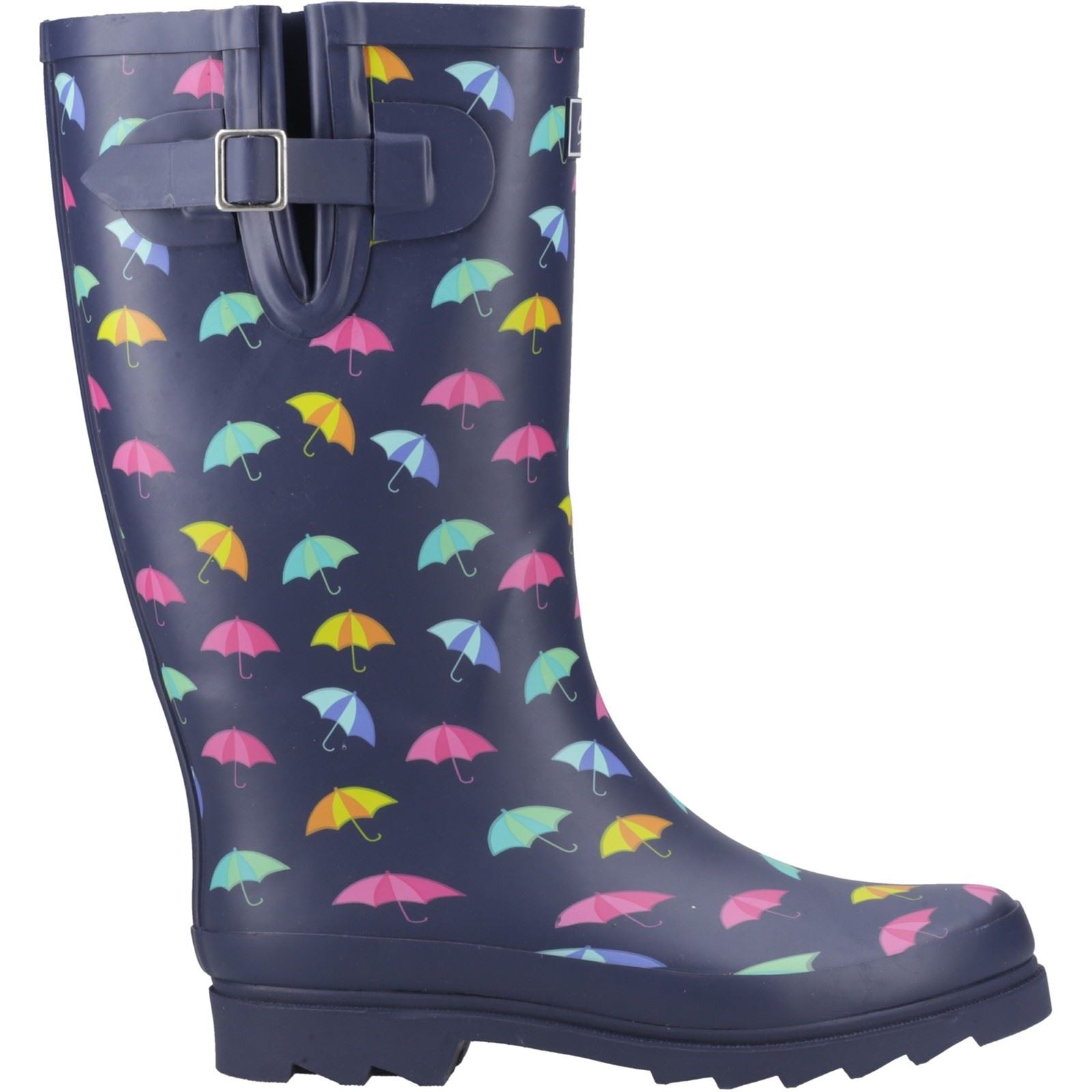 Cotswold Cleeve Tall Rubber Women's Navy Wellington Boots