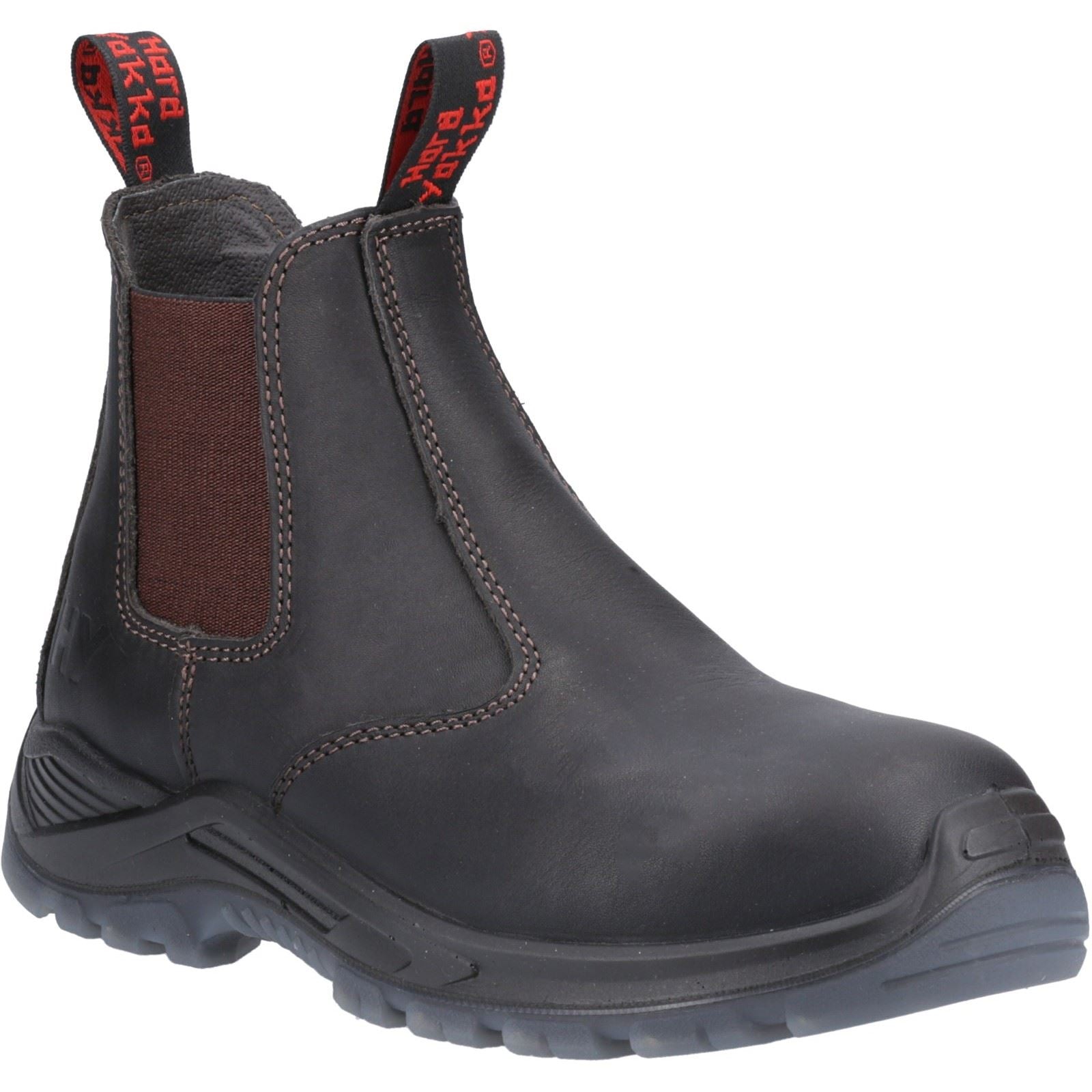 Hard Yakka Banjo Leather Brown Safety Boots