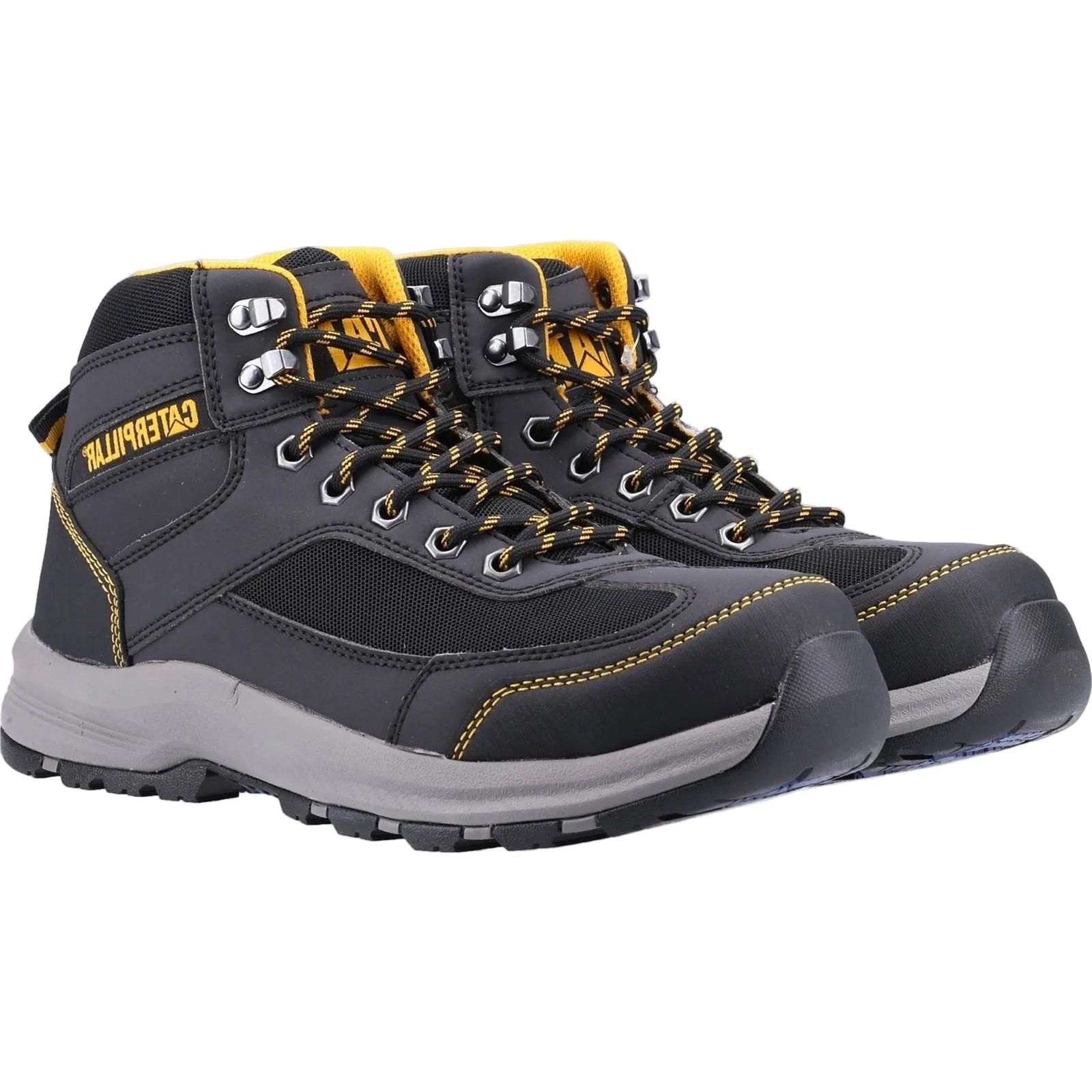 Caterpillar Elmore Mid Synthetic Grey Hiking Boots