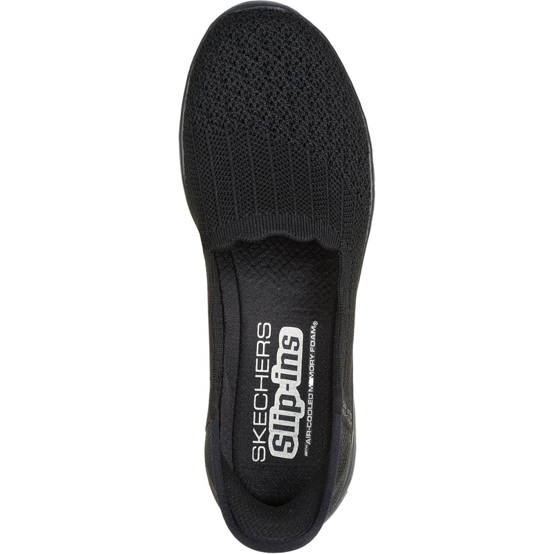 Skechers Seager Believe It Textile Women's Black Trainers
