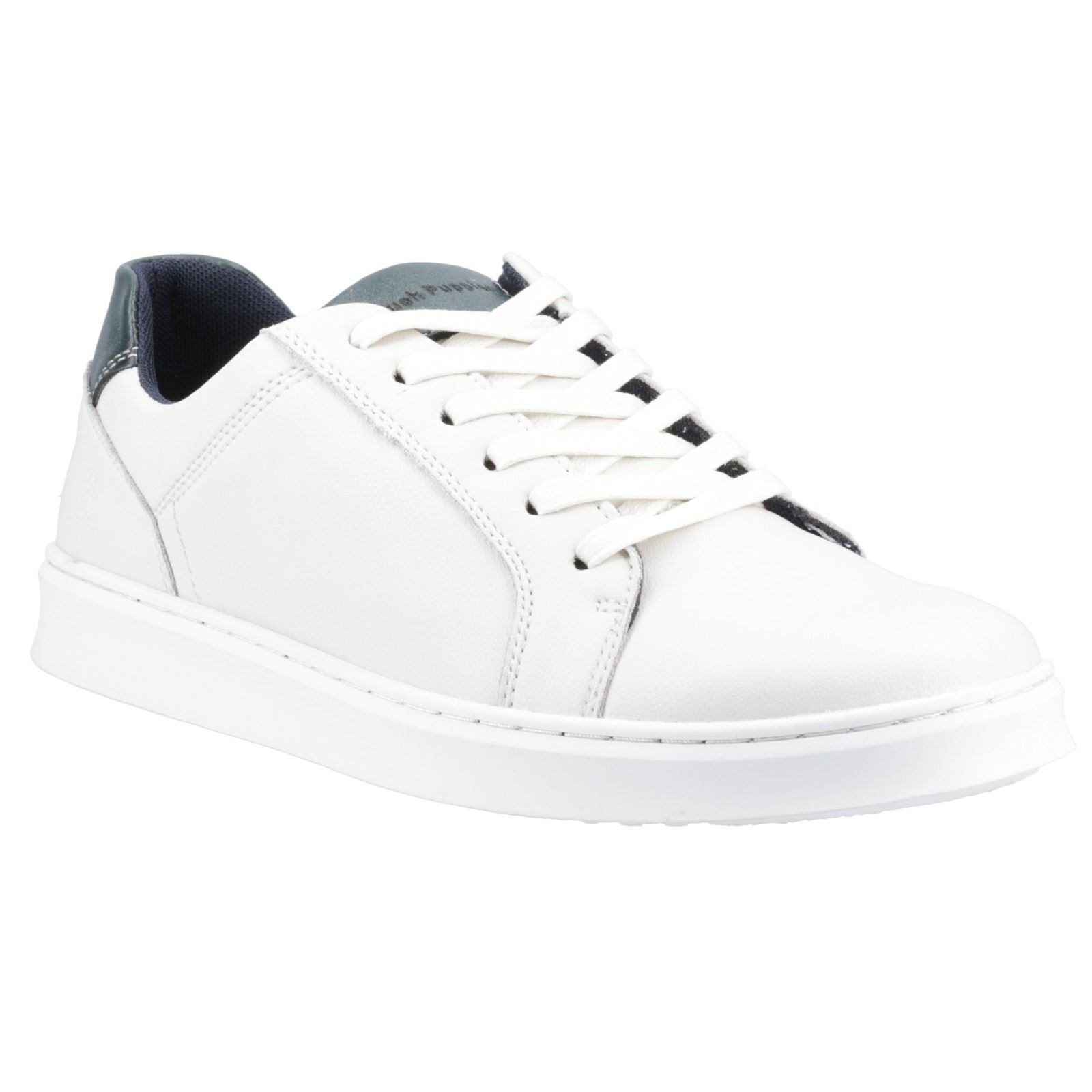 Hush Puppies Madden Leather Men's White Trainers