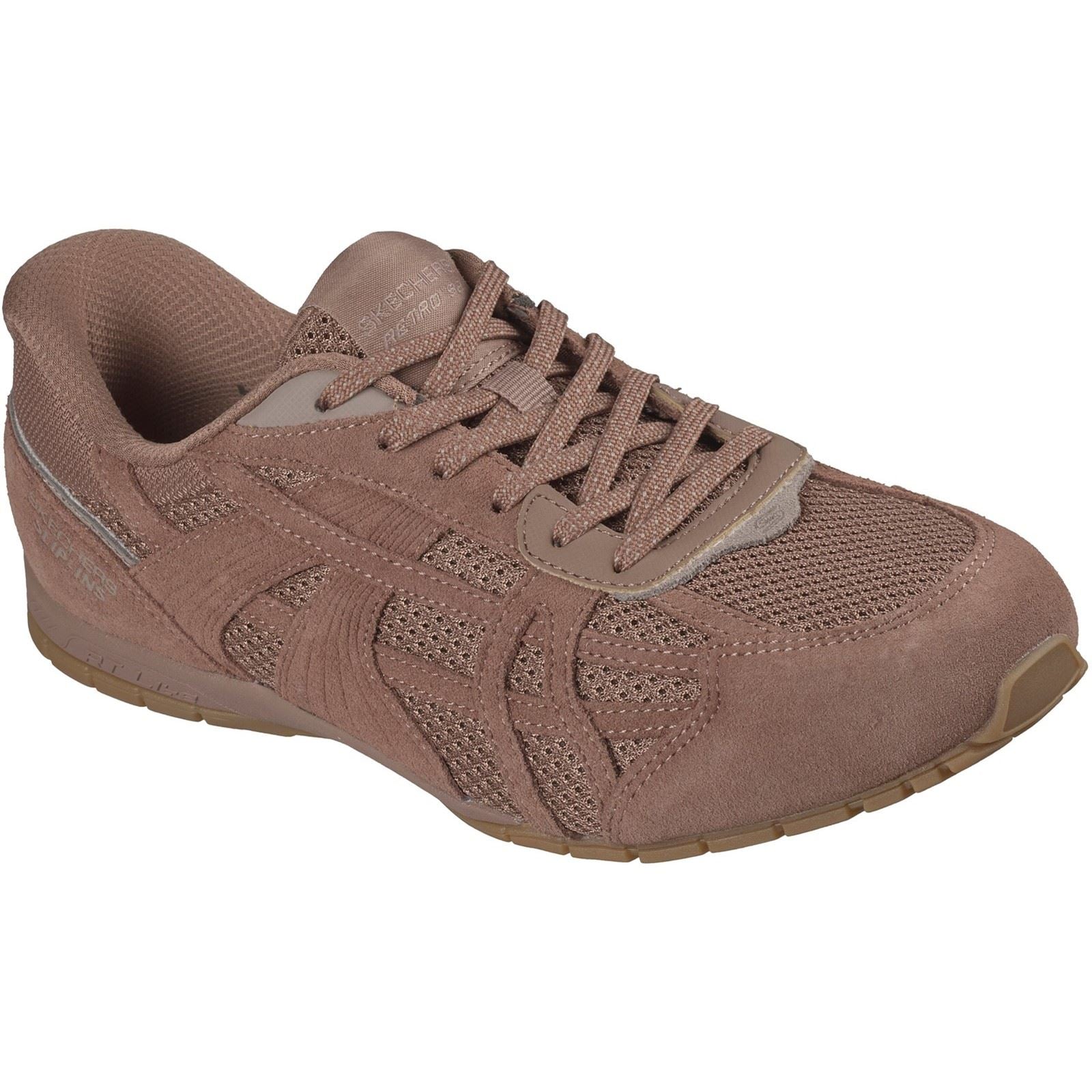 Skechers Retro Lite Oshare Leather Women's Brown Trainers