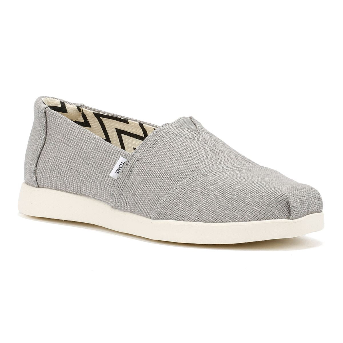 TOMS Alpargata Plus Heritage Canvas Women's Drizzle Grey Espadrilles