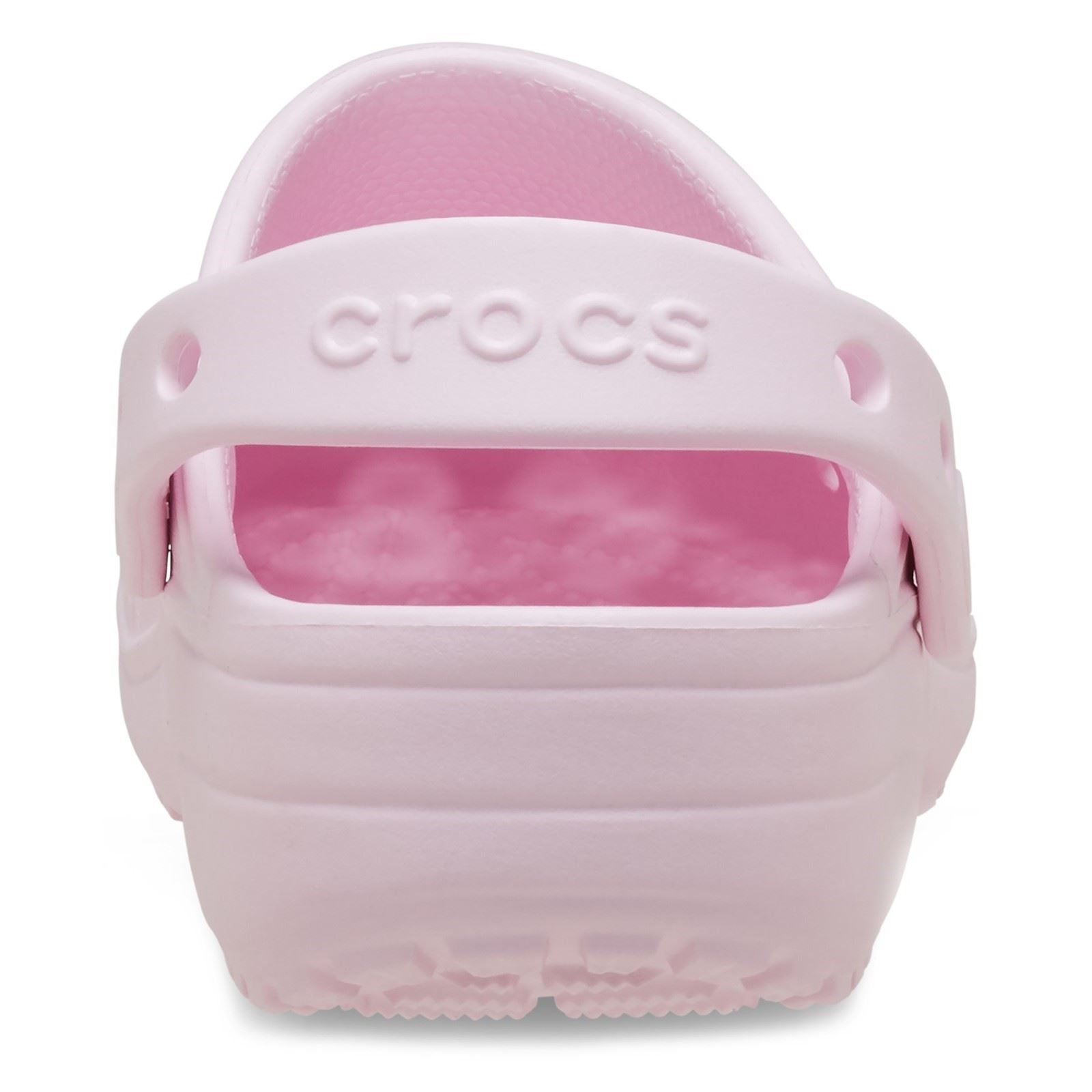 Crocs Classic Floral Cut Out EVA Unisex Kid's Pink Milk Clogs