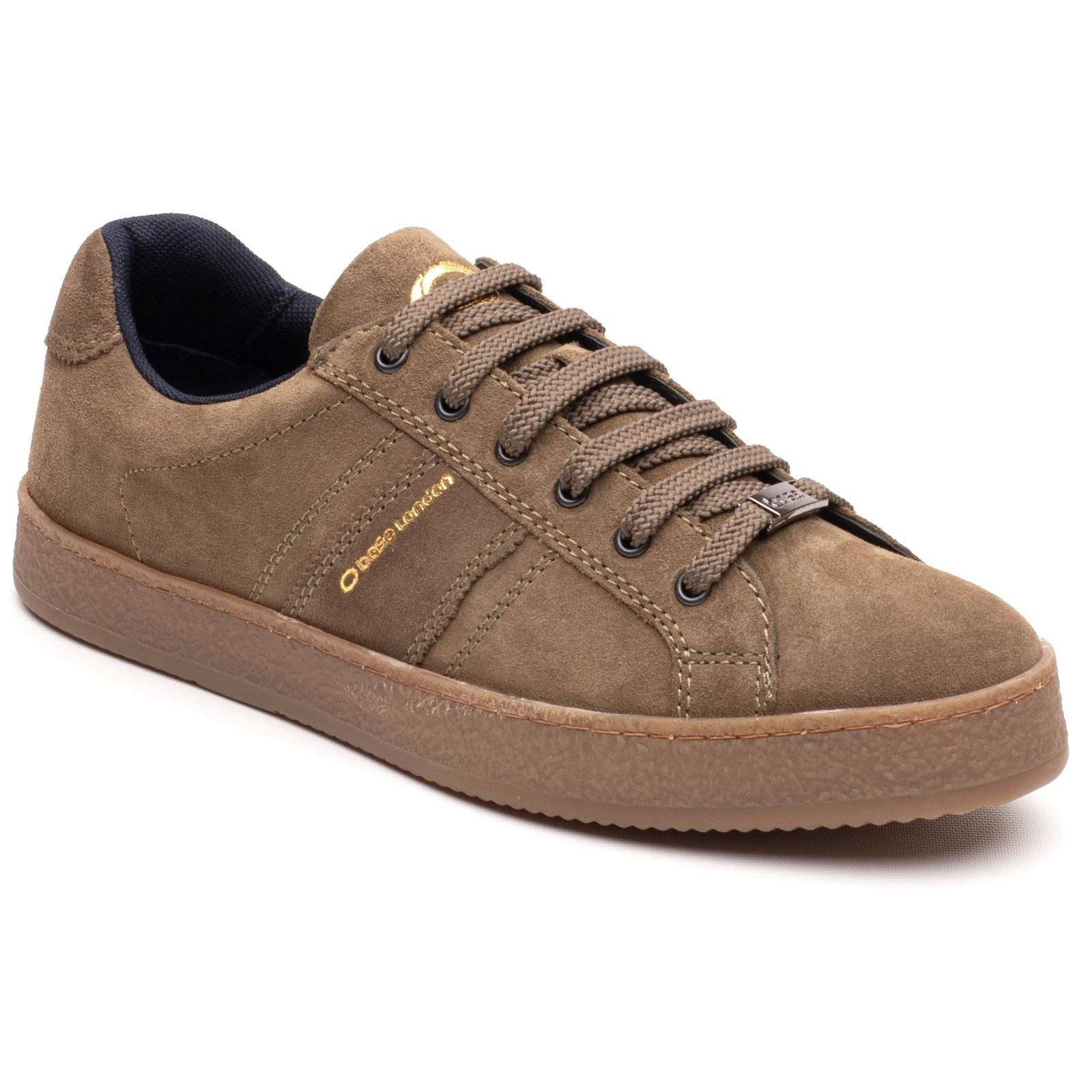 Base London Hopper Leather Men's Moss Trainers