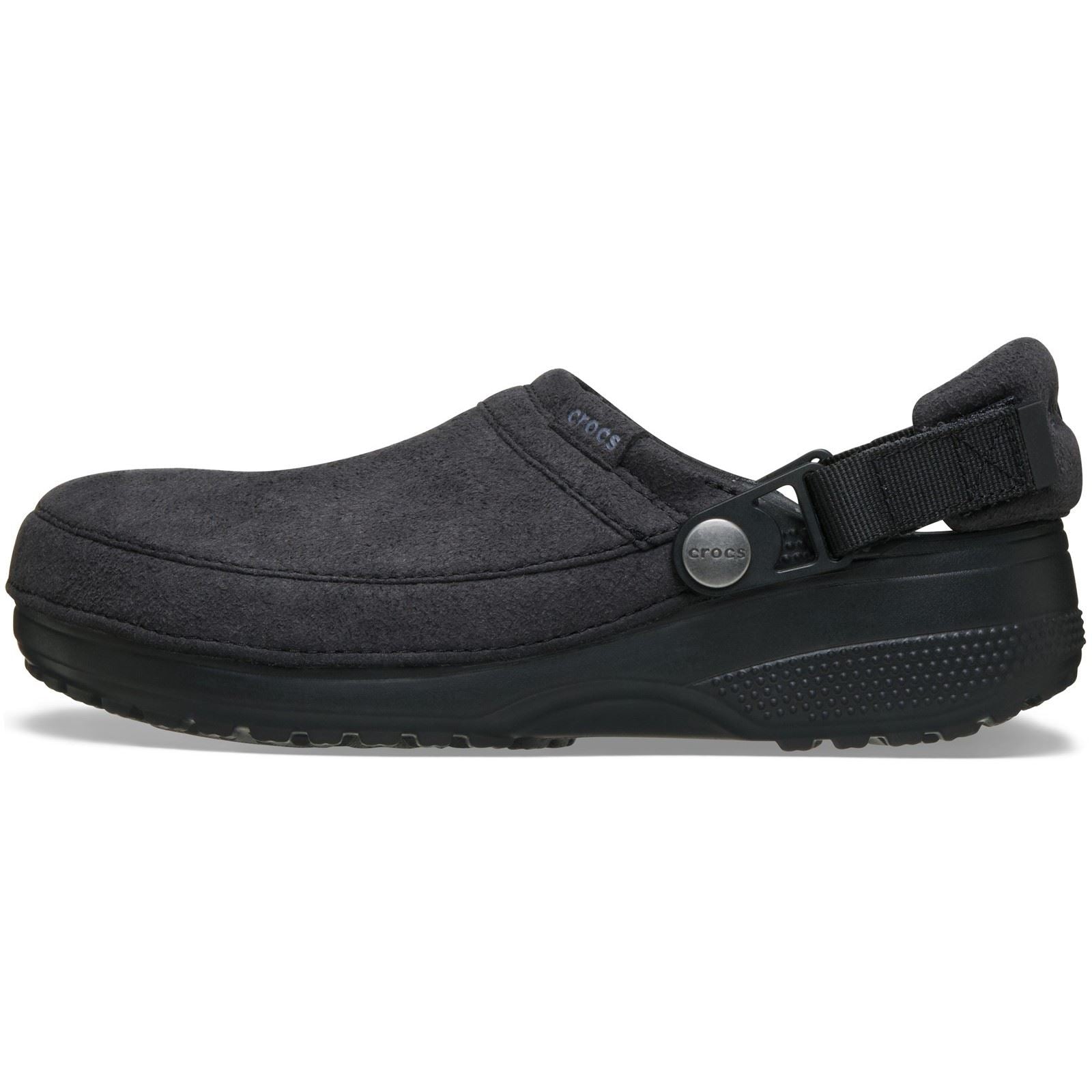 Crocs Classic Crafted Vegan Textile Blend Women's Black Clogs
