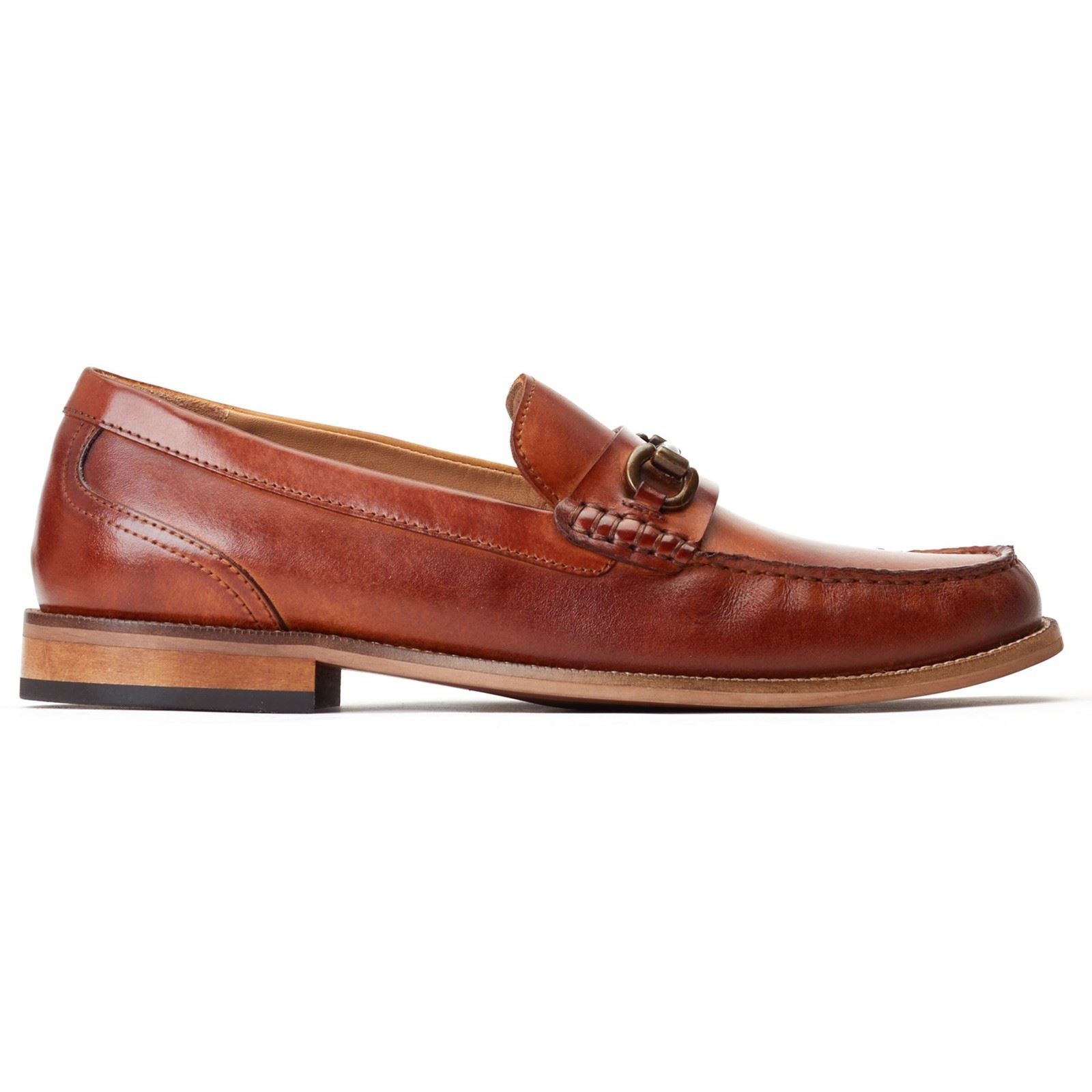 Base London Madison Leather Men's Tan Loafers