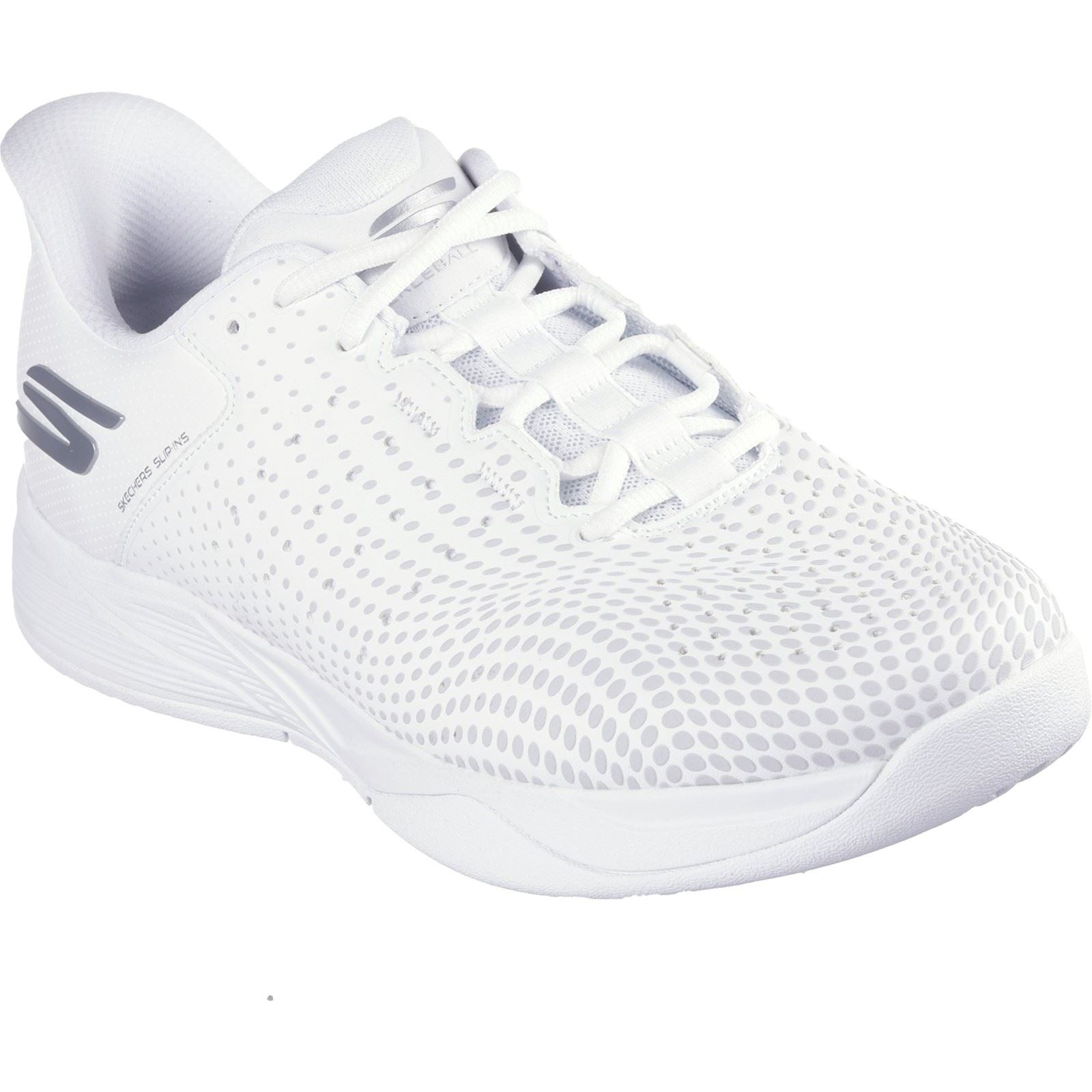 Skechers Performance Slip-ins Relaxed Fit Viper Court Reload Synthetic Men's White Trainers