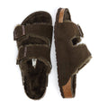 Birkenstock Arizona Brown Mocca Shearling Sandals