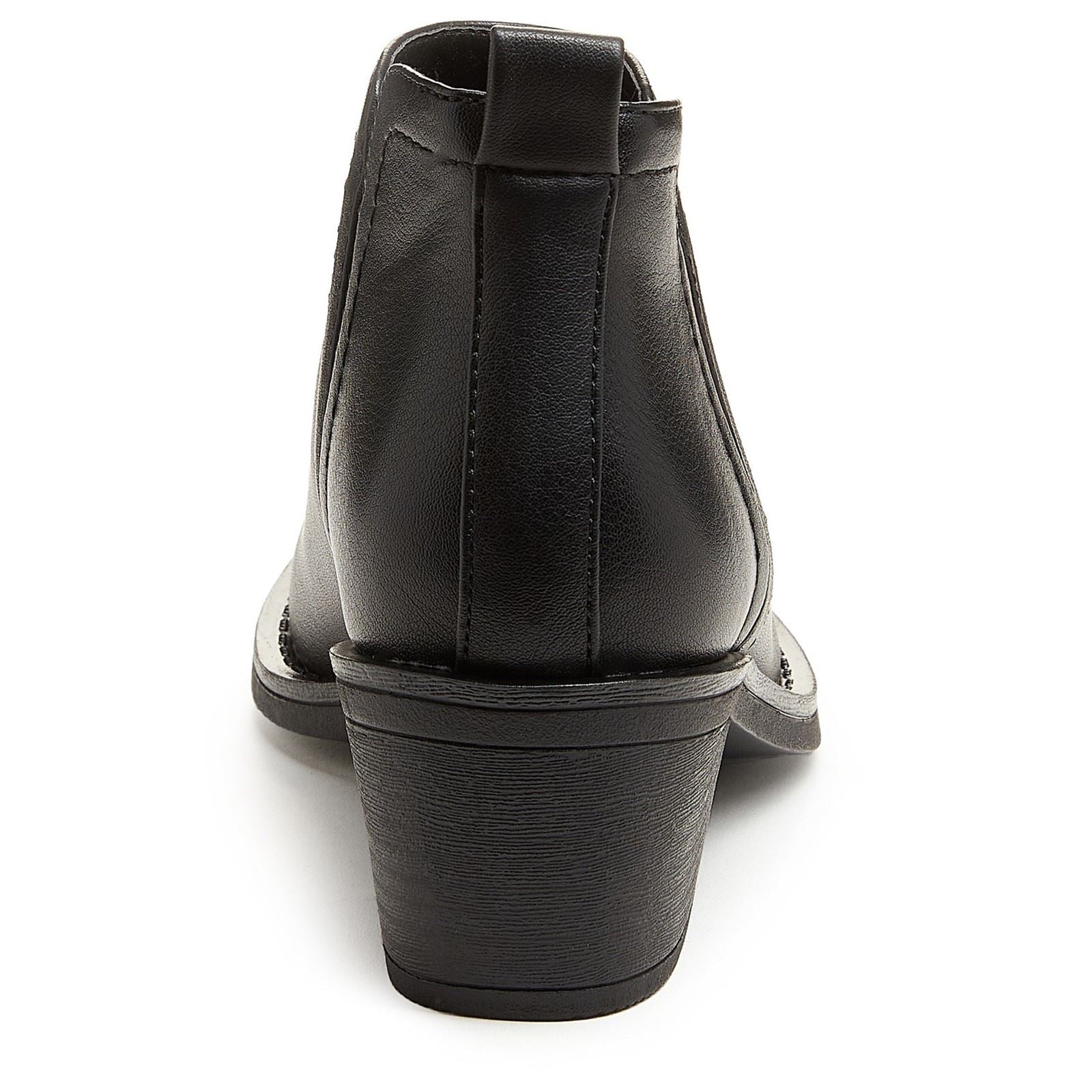 Rocket Dog York Synthetic Women's Black Heeled Ankle Boots