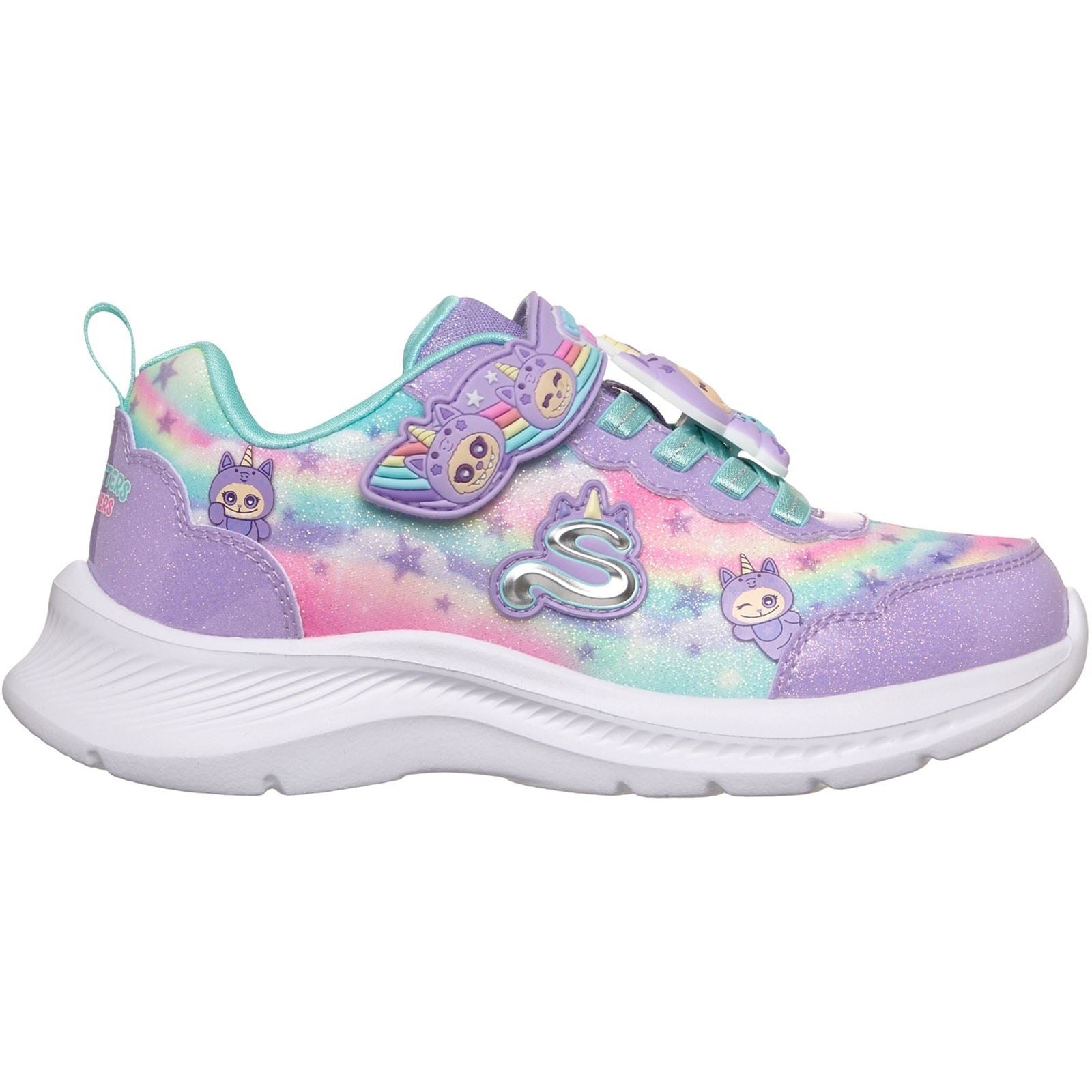 Skechers Jumpsters 2.0 Cutie Critters Textile Lavender/Multi Trainers