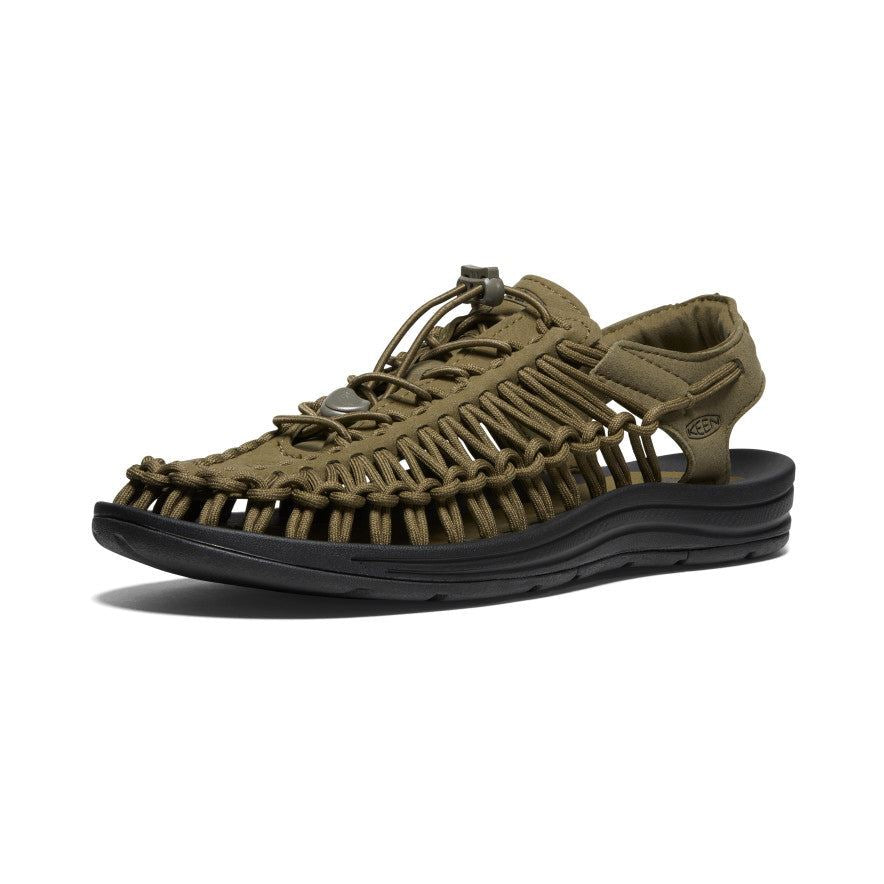 Keen Uneek Men's Dark Olive/Black Sandals