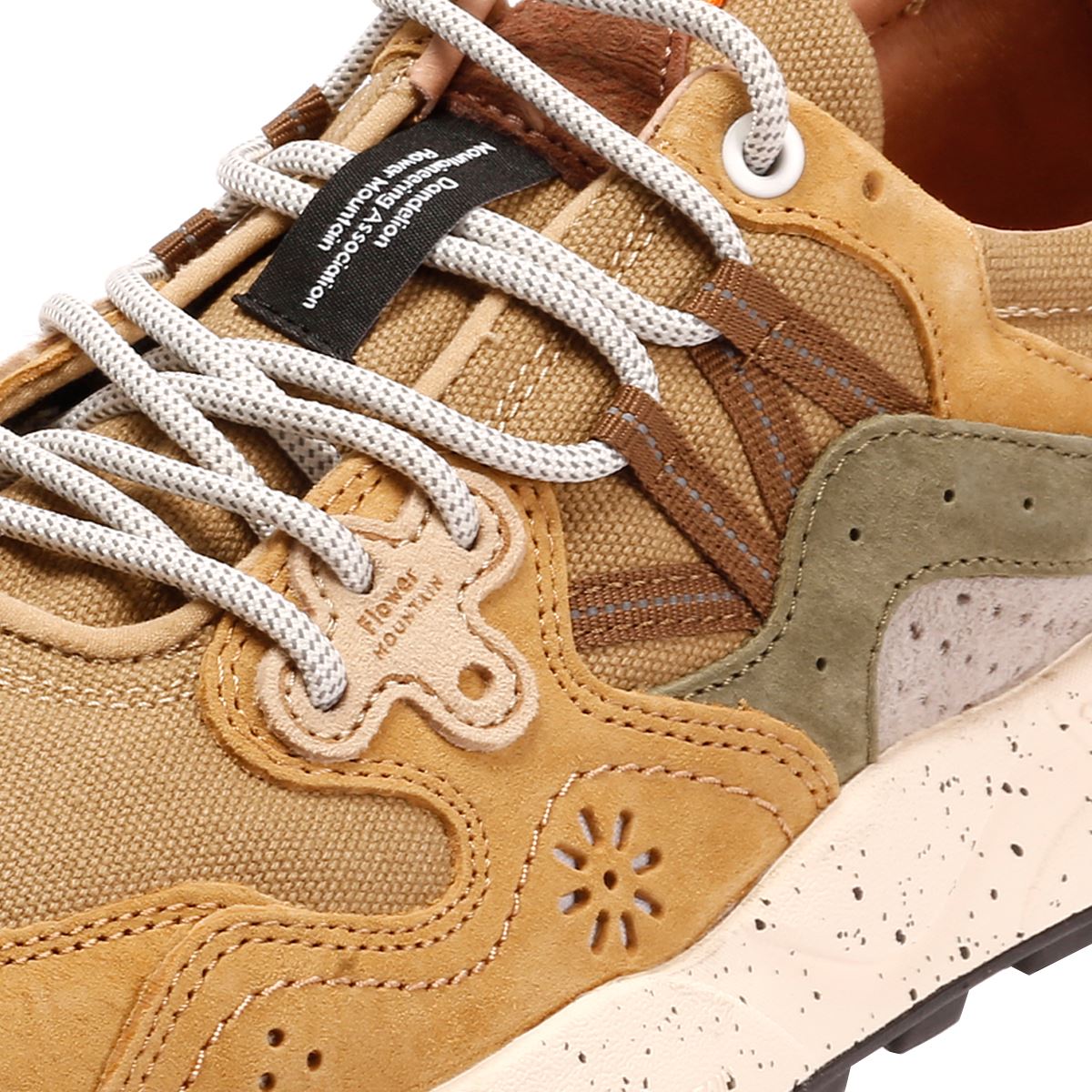 Flower Mountain Yamano 3 Men's Khaki/Green Trainers