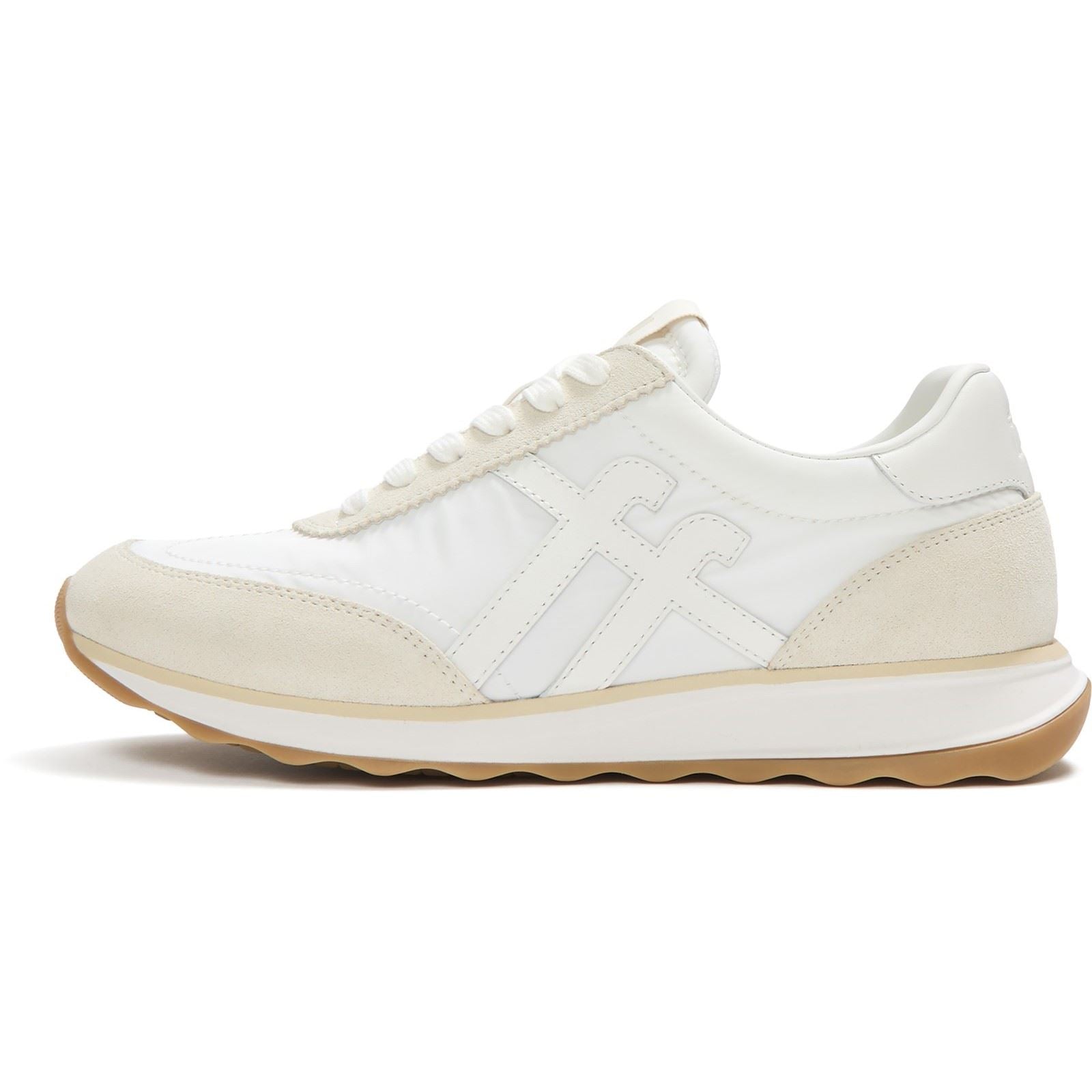 Fitflop Retro-Q FF Nylon Women's Urban White Mix Trainers