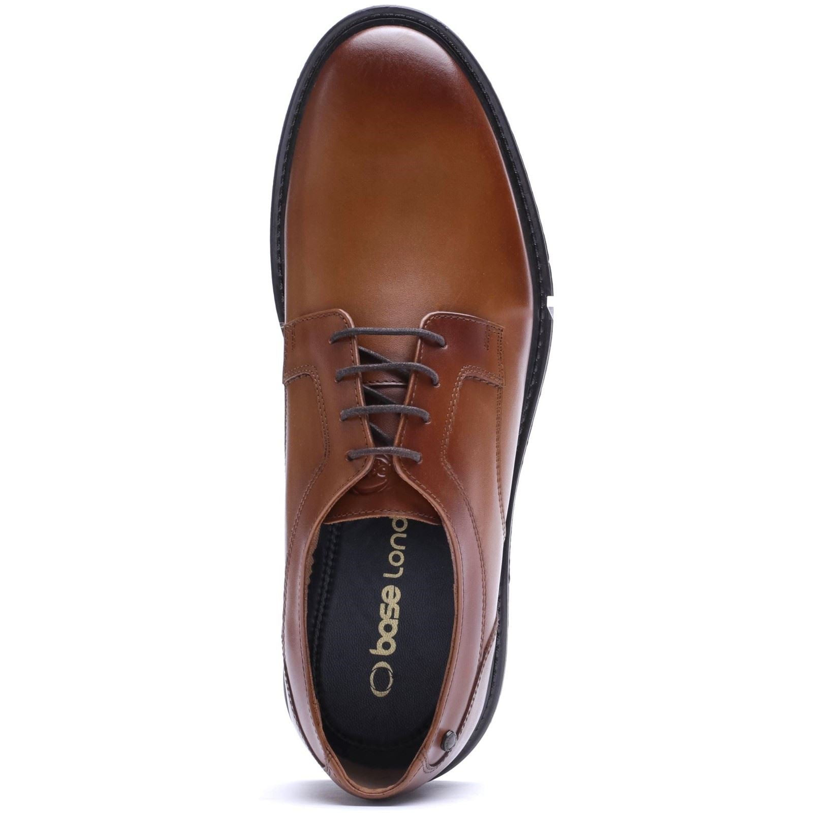 Base London Carter Leather Men's TAN Derby Shoes