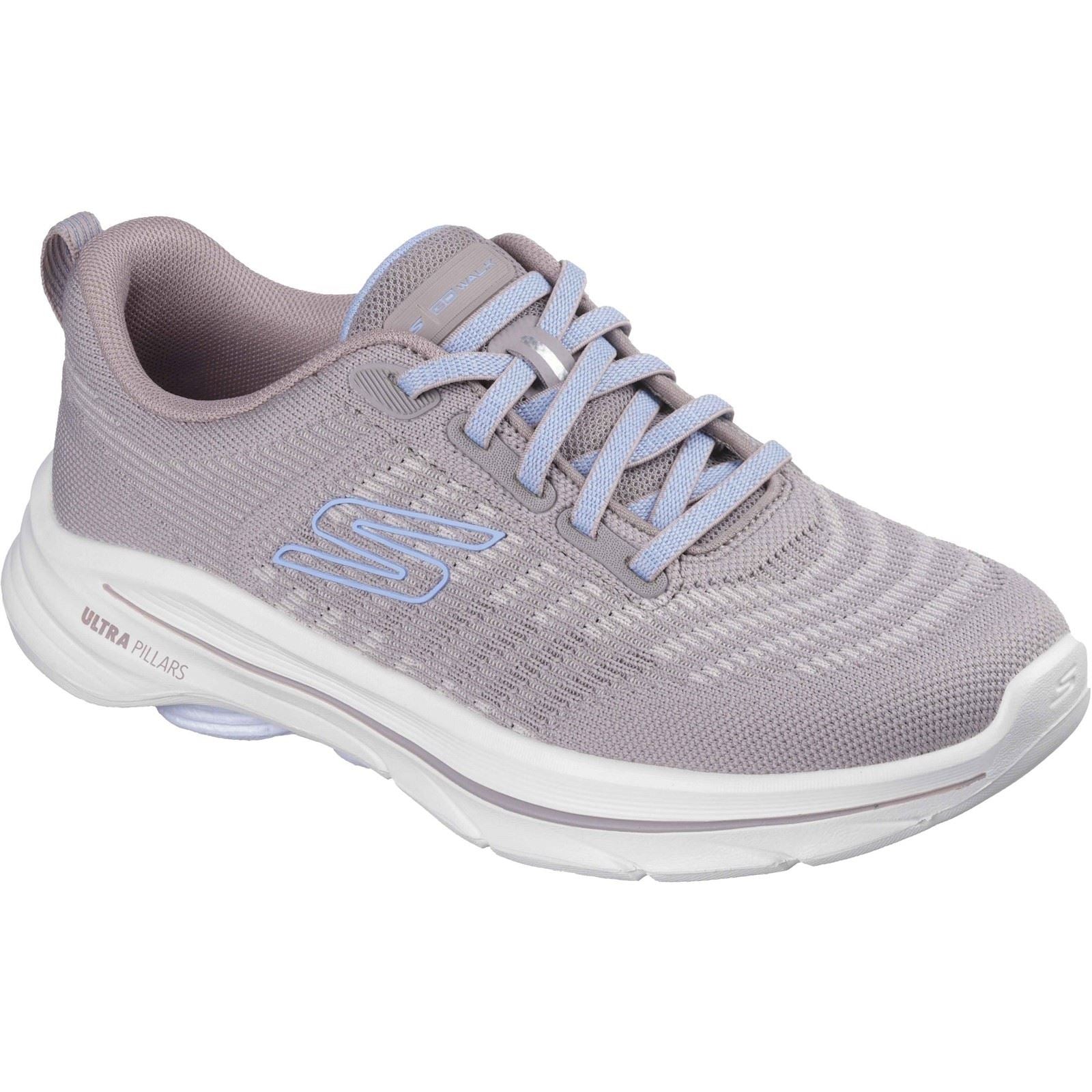 Skechers GO WALK 8 Britt Textile Women's Taupe/Blue Standard Trainers