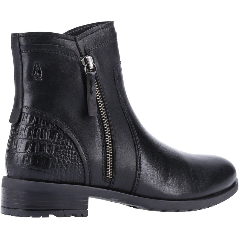 Hush Puppies Scarlett Leather Women's Black Boots