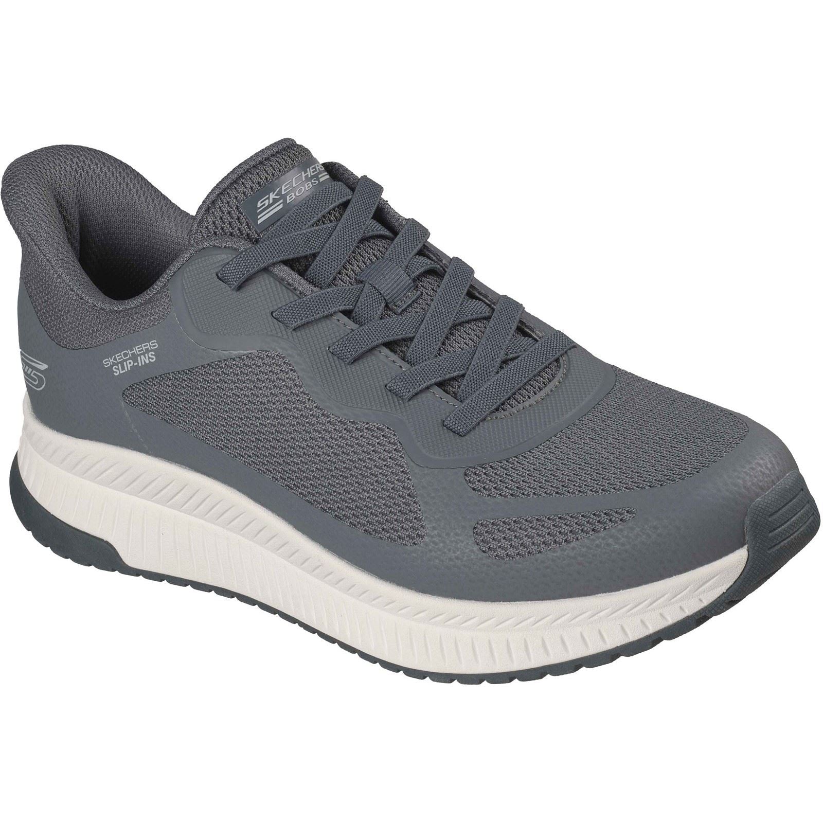 Skechers BOBS Sport Squad Chaos 4 Men's Charcoal Standard Trainers