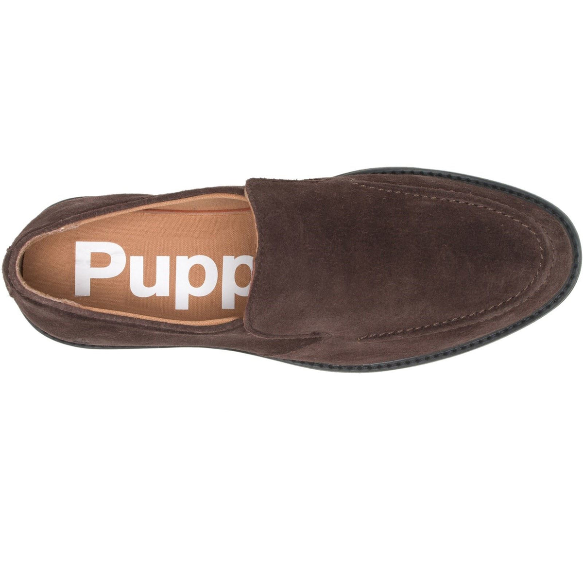 Hush Puppies Earl Slip On Suede Men's Brown Loafers