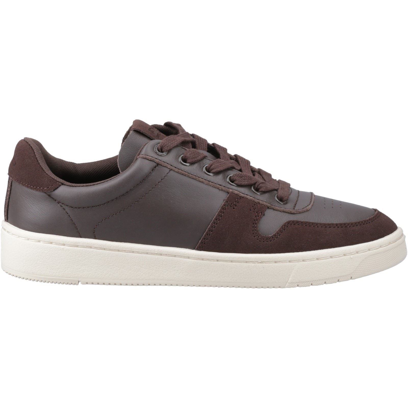 TOMS TRVL Lite Court Leather Men's Brown Trainers