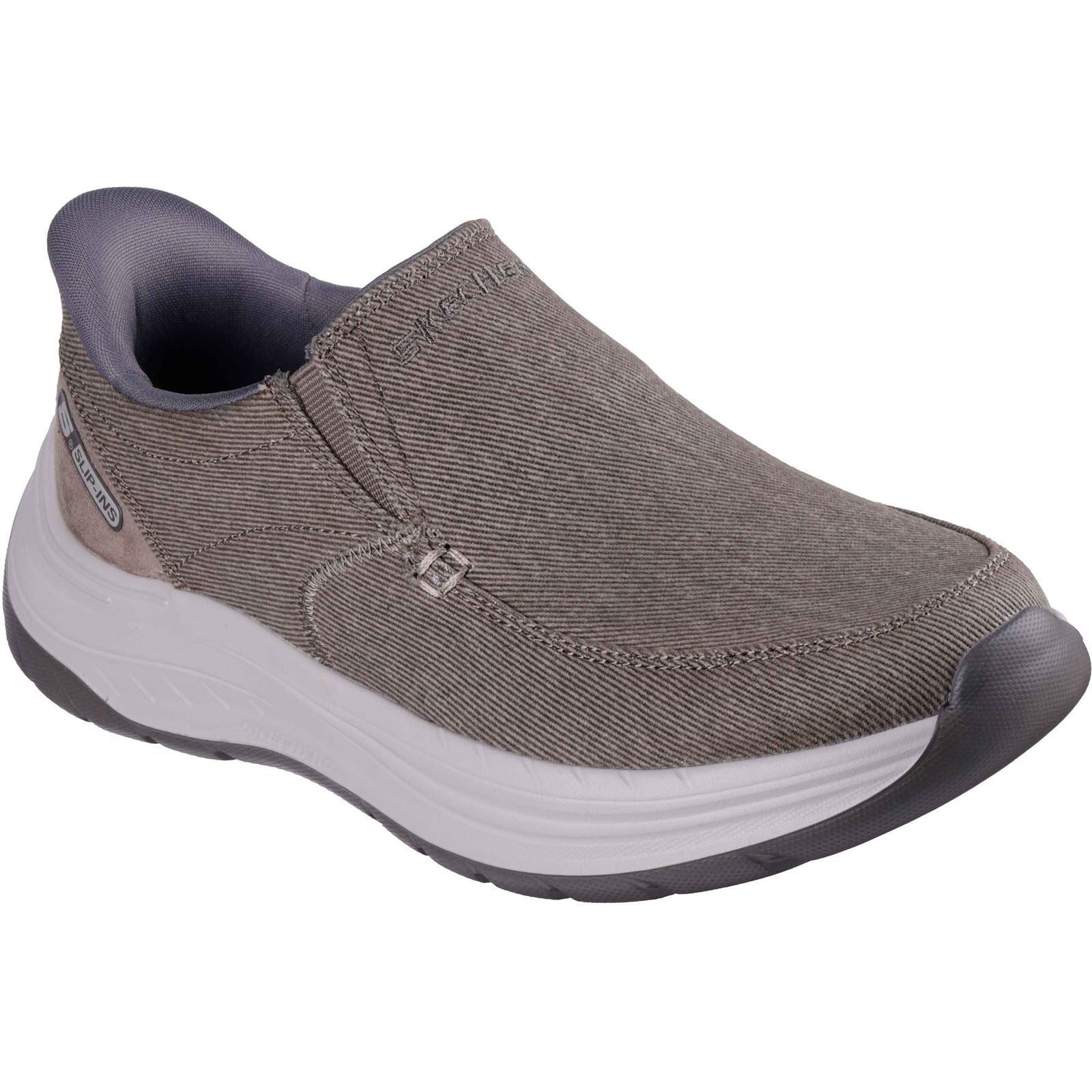 Skechers Decklan - Gulliver Textile Men's Taupe Standard Trainers