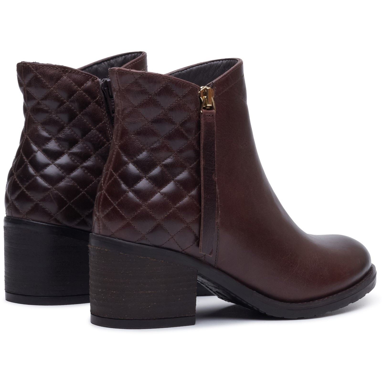 Hush Puppies Halia Leather Women's BROWN Boots