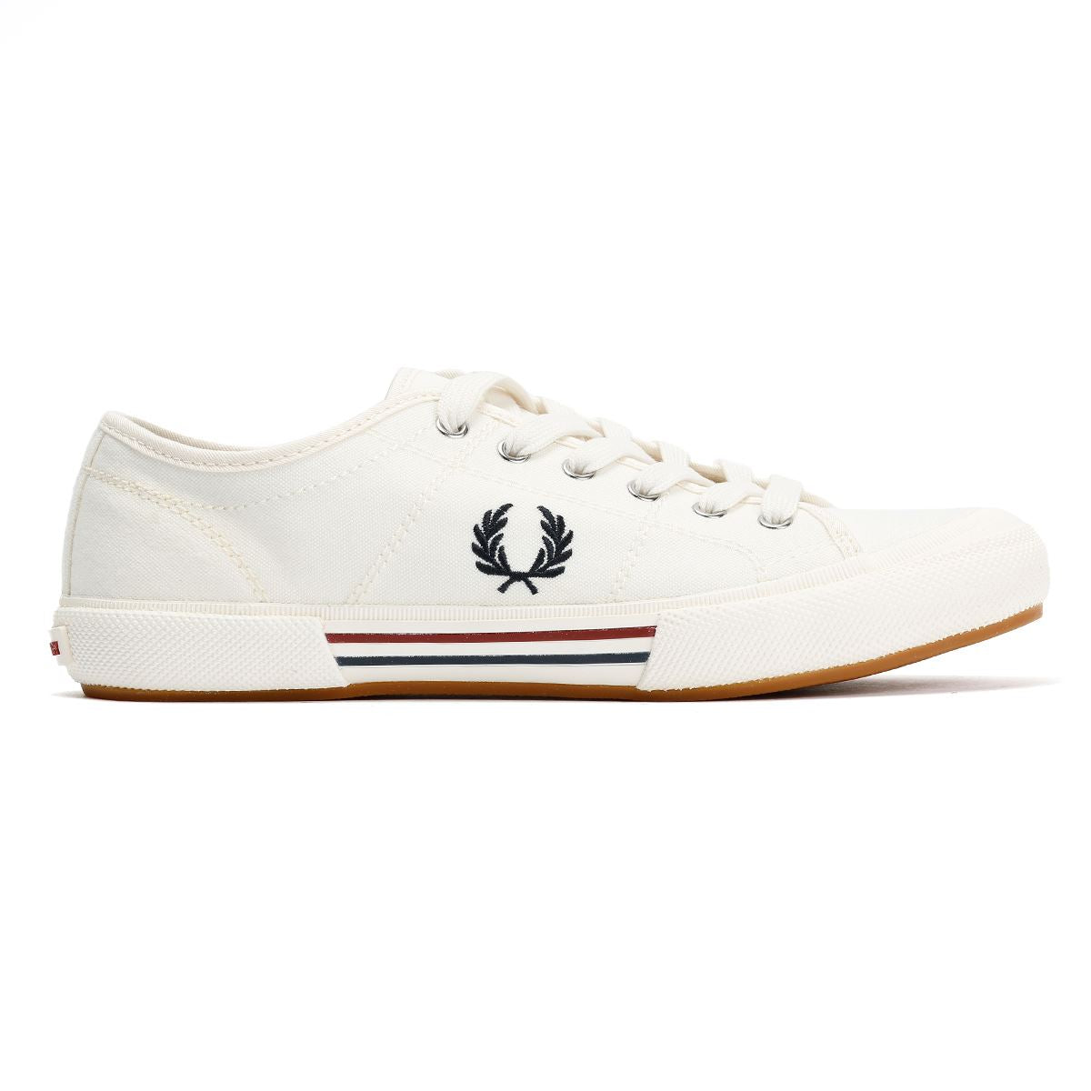Fred Perry B708 Vintage Tennis Canvas Men's White Trainers