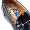 Base London Russo Leather Men's Black Loafers