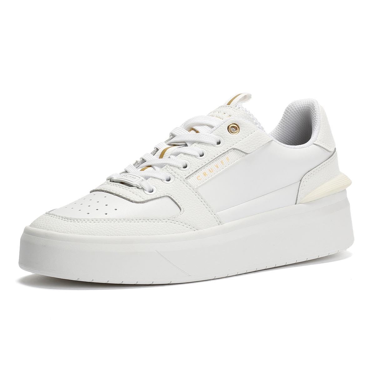 Cruyff Endorsed Tennis Leather Men's White Trainers