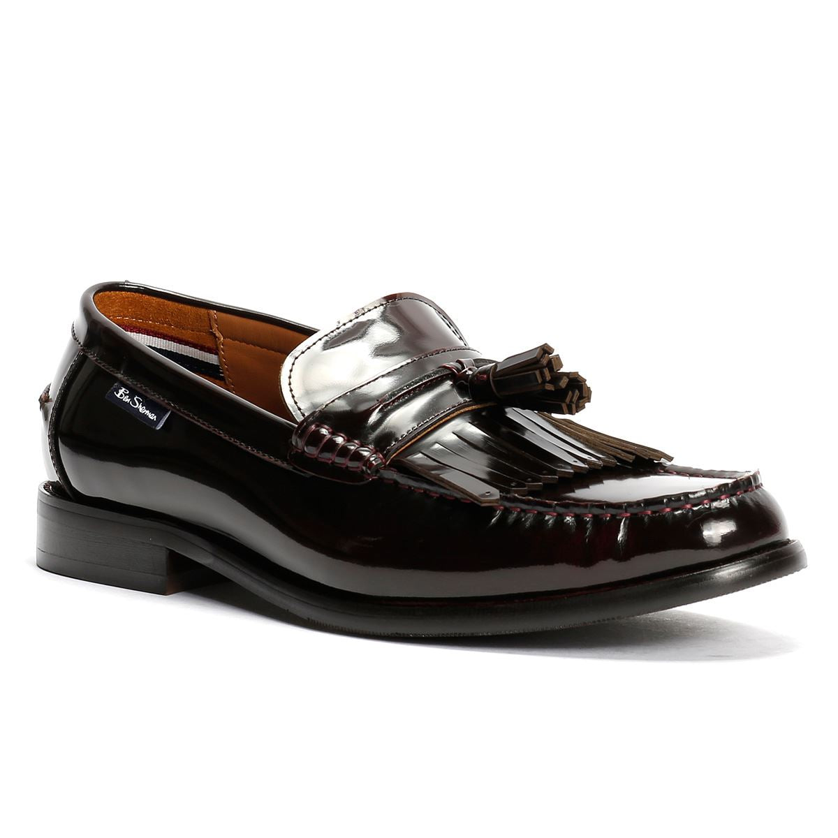 Ben Sherman Buster Leather Men's Burgundy Loafers
