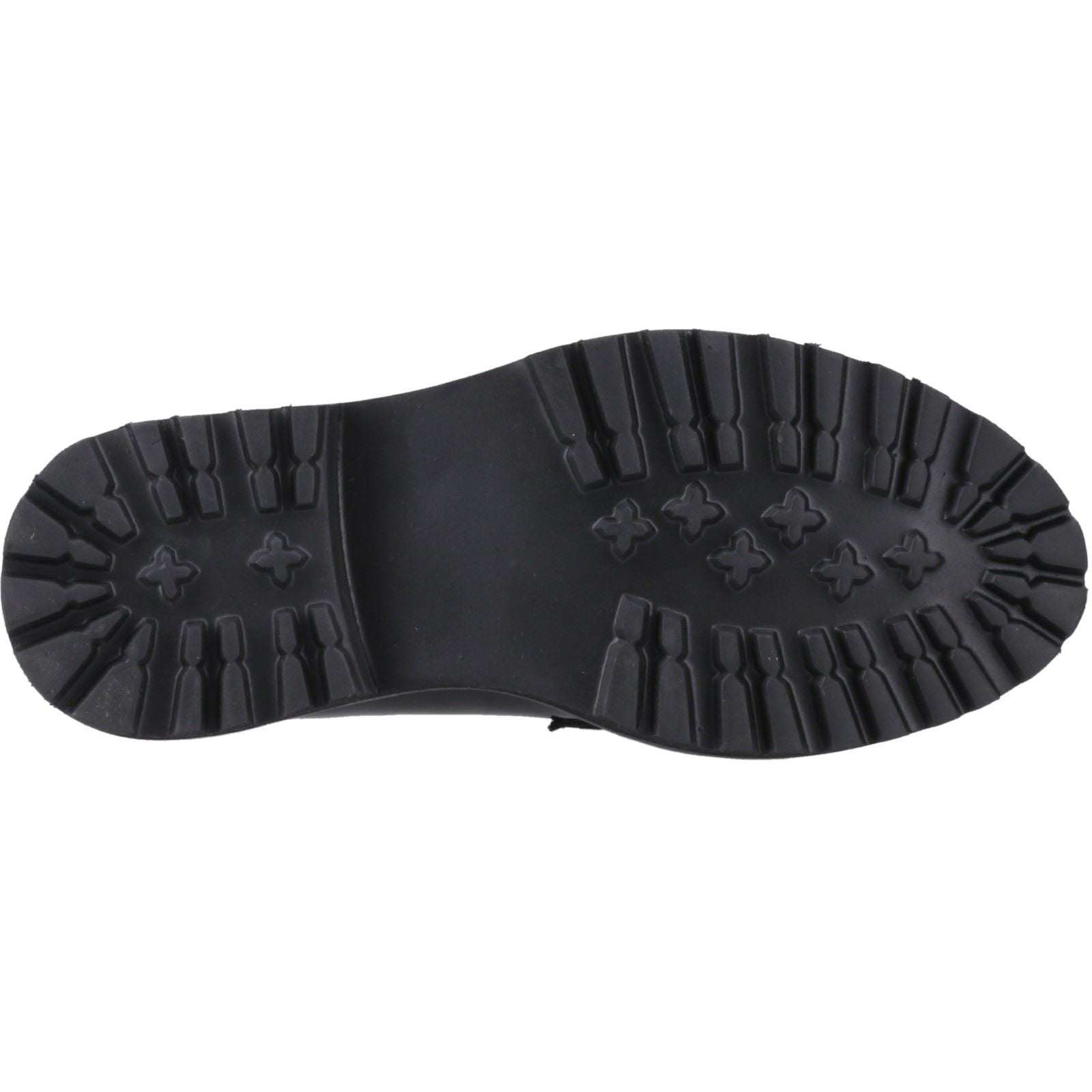 Hush Puppies Grazia Patent Leather Youth Girl's Black Loafers