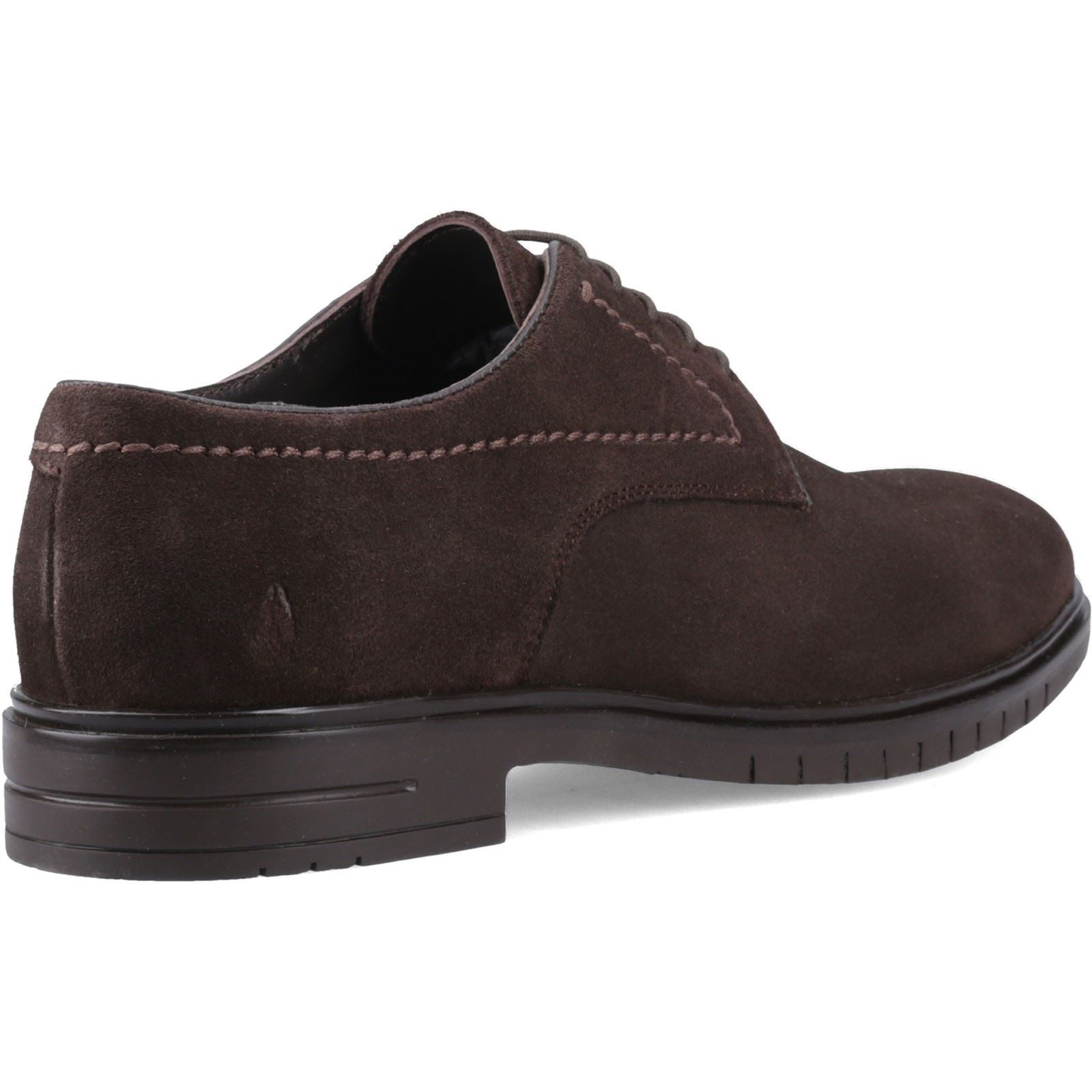 Hush Puppies Sterling Suede Shoe Leather Men's Chocolate Lace-Up Shoes