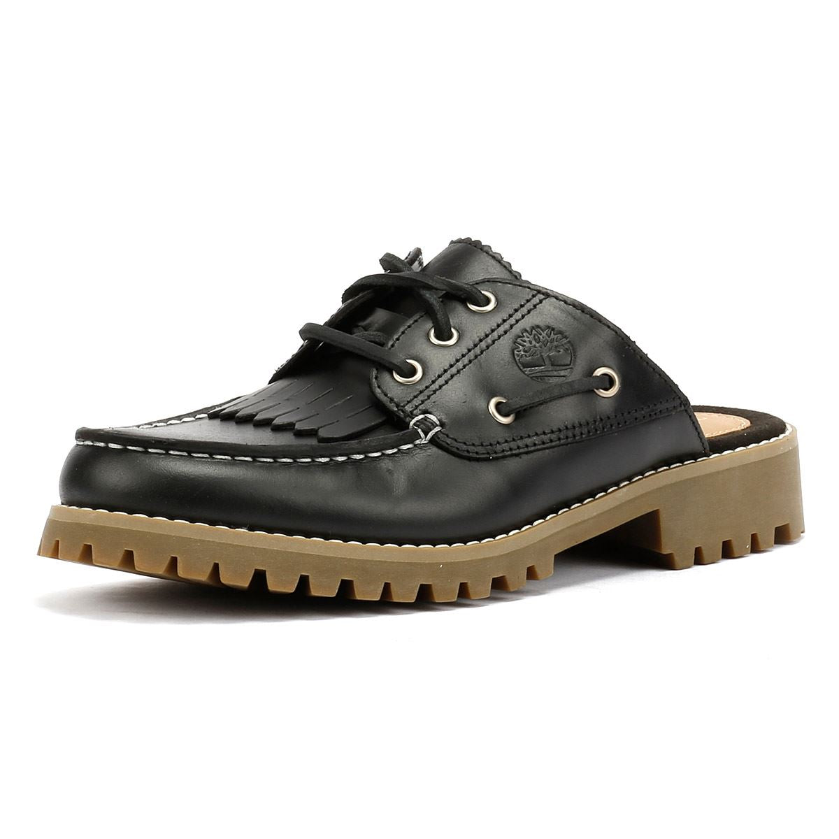 Timberland Noreen Leather Women's Black Mules