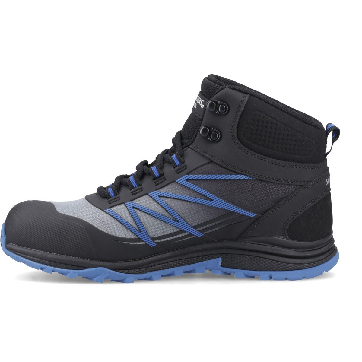 Skechers Workwear Puxal Firmle Leather Men's Black/Blue Safety Boots